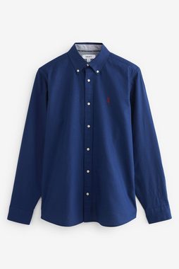 Next Langarmhemd Langärmeliges Slim Fit Oxfordhemd (1-tlg)