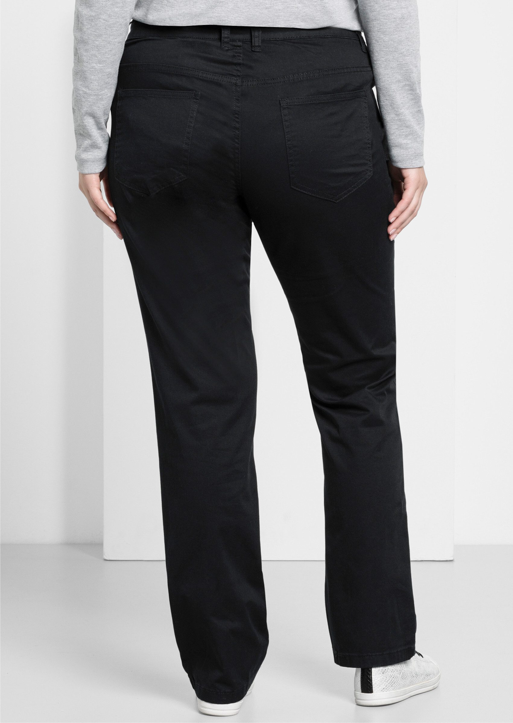 Sheego Jerseyhose Hose Innenbeinlänge ca. 83 günstig online kaufen