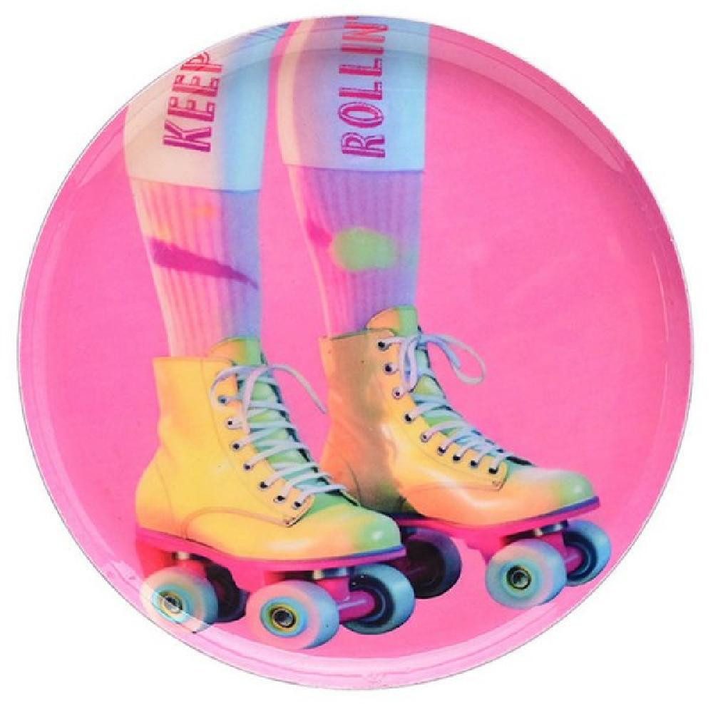 Giftcompany Dekotablett Dekotablett Love Trays Rollschuhe (12,7cm)