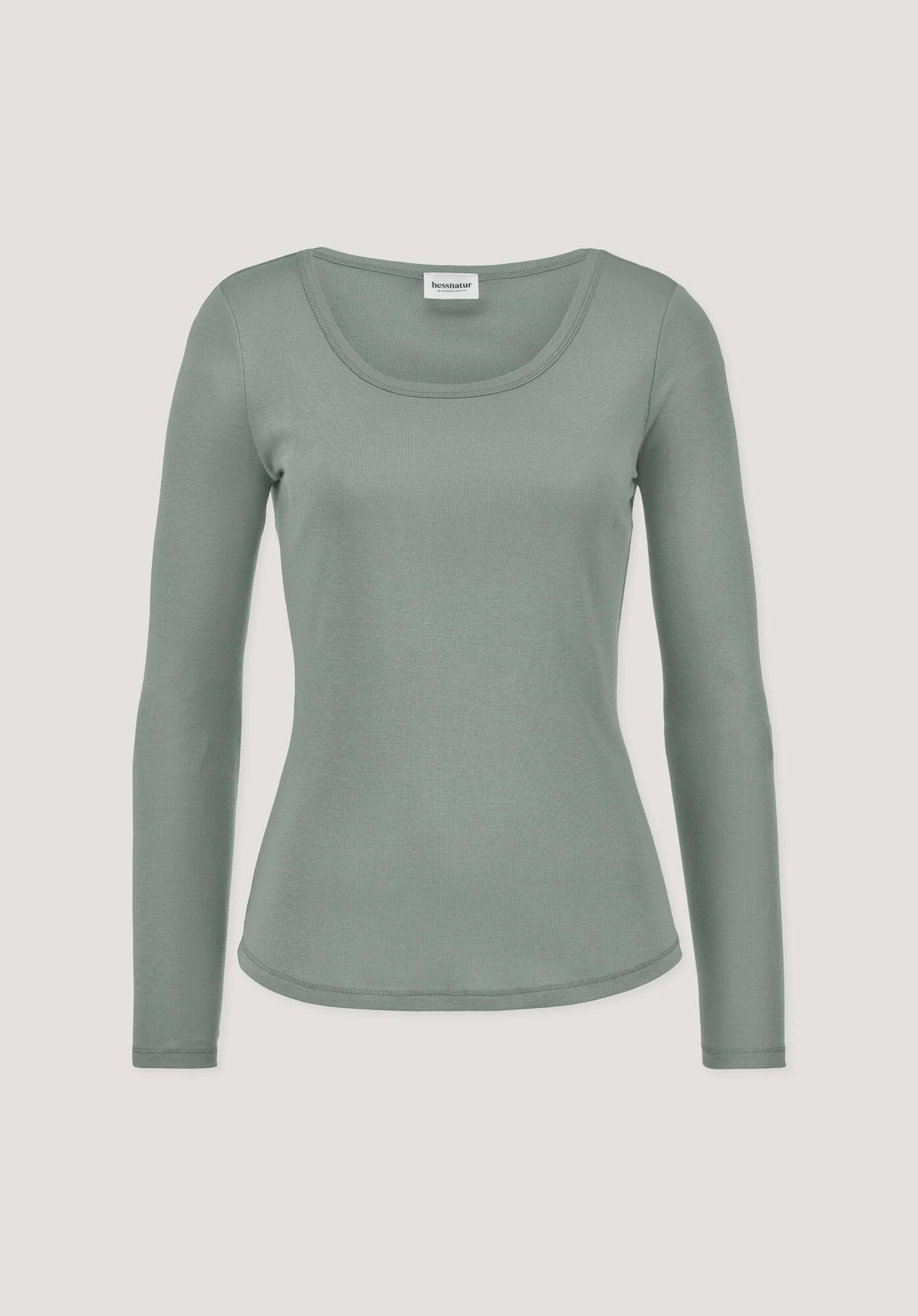 Hessnatur T-Shirt Fitted aus Bio-Baumwolle und TENCEL™ Modal (1-tlg)