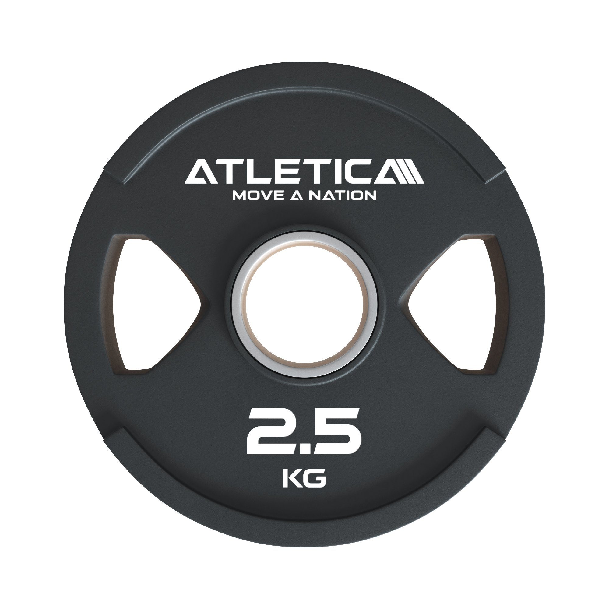 ATLETICA Hantelscheiben Dual-Gripper Hantelscheiben, Paar, 2.5 kg bis 25 kg, 5 kg, (2-tlg)