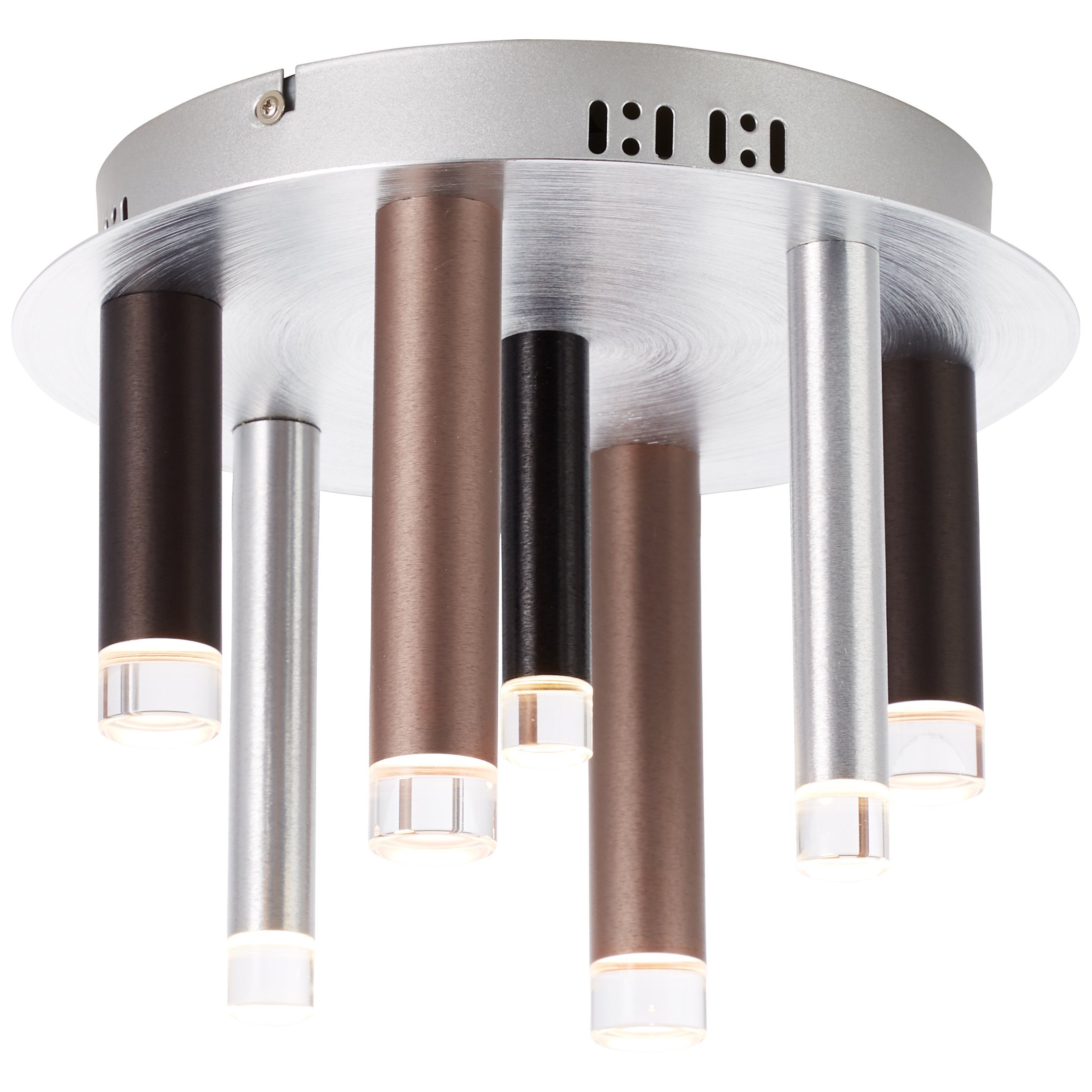 Lightbox LED cm 22 Deckenlampe, 2900 30 Höhe, Stufen Deckenleuchte, fest lm Dimmer, LED Ø W, integriert, LED warmweiß, 30 3 Dimmfunktion, cm