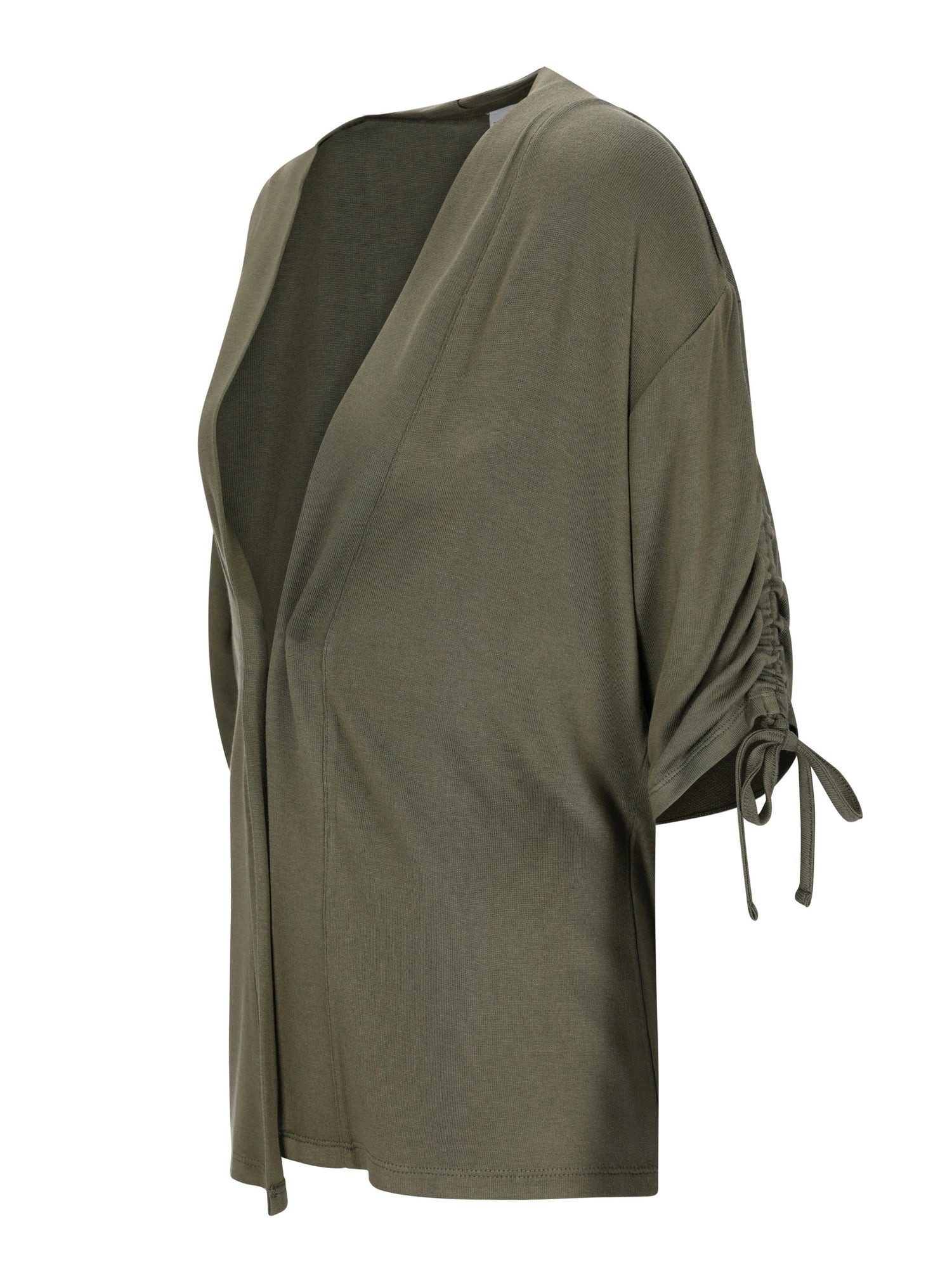 Hajo Strickjacke Strickjacke ohne Verschluss 3/4 Arm