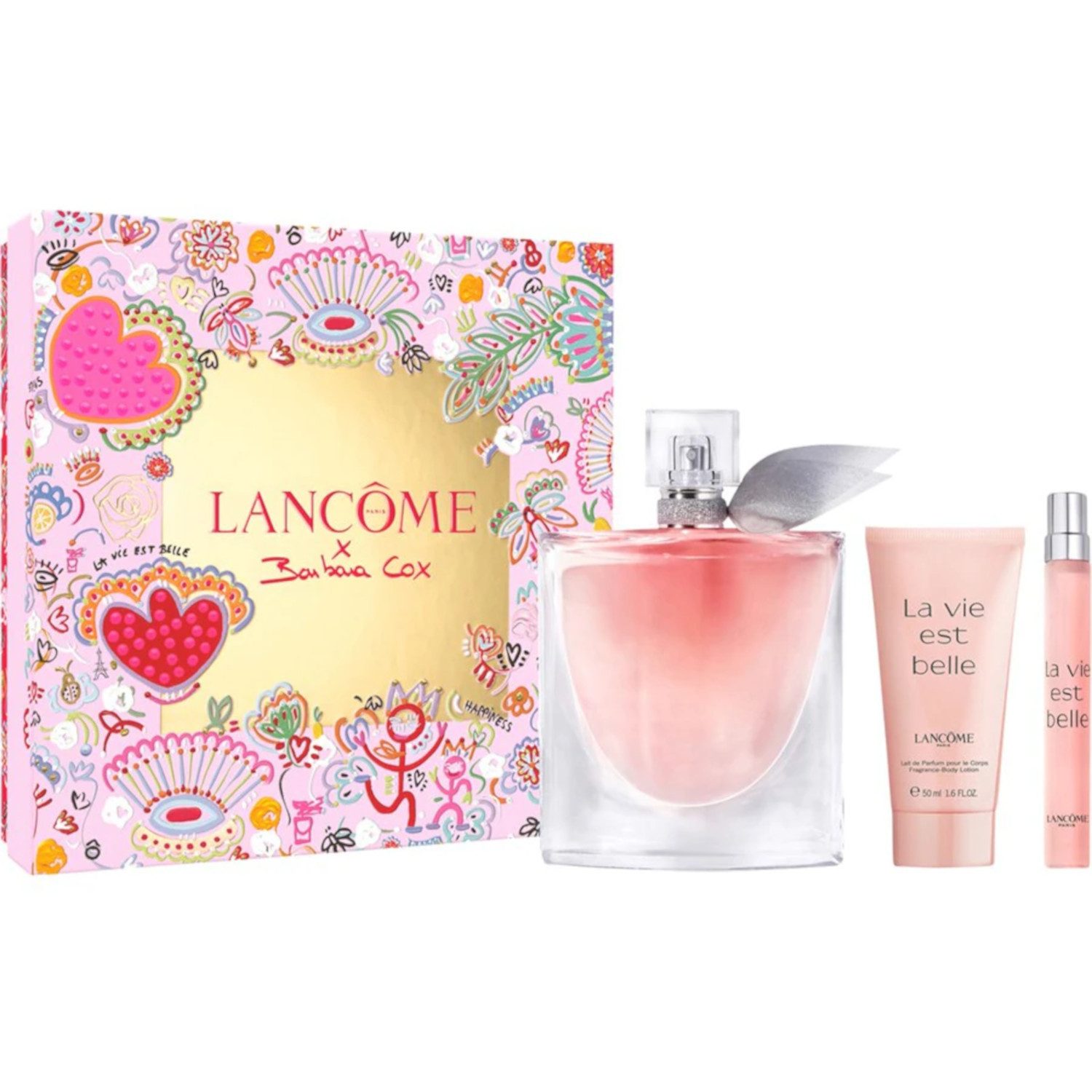 LANCOME Duft-Set Lancôme La vie est belle EDP 100 ml Set, 3-tlg., 3-teiliges La vie est belle Duft- & Pflegeset