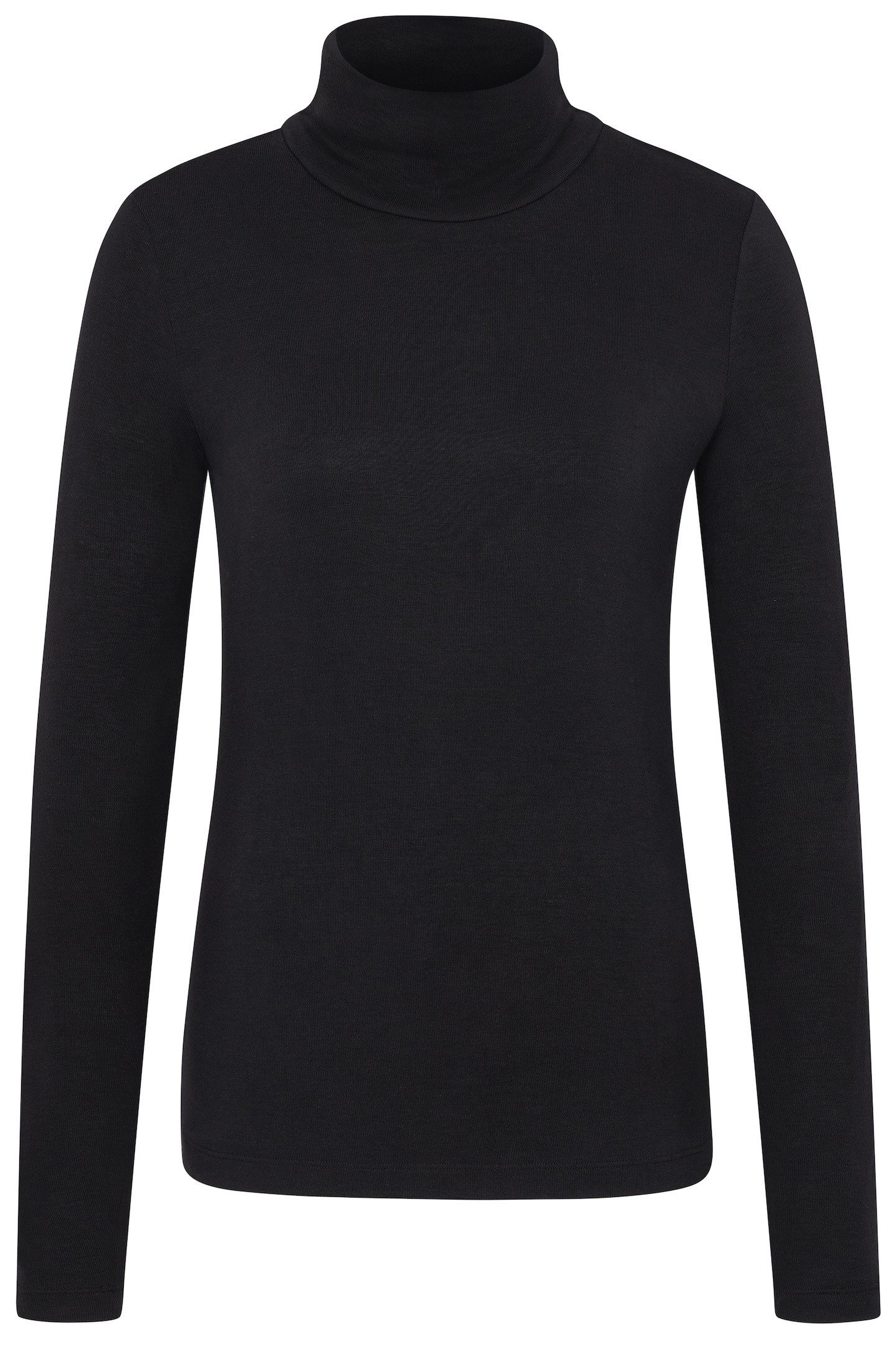 bugatti Langarmshirt aus elastischer Modalware