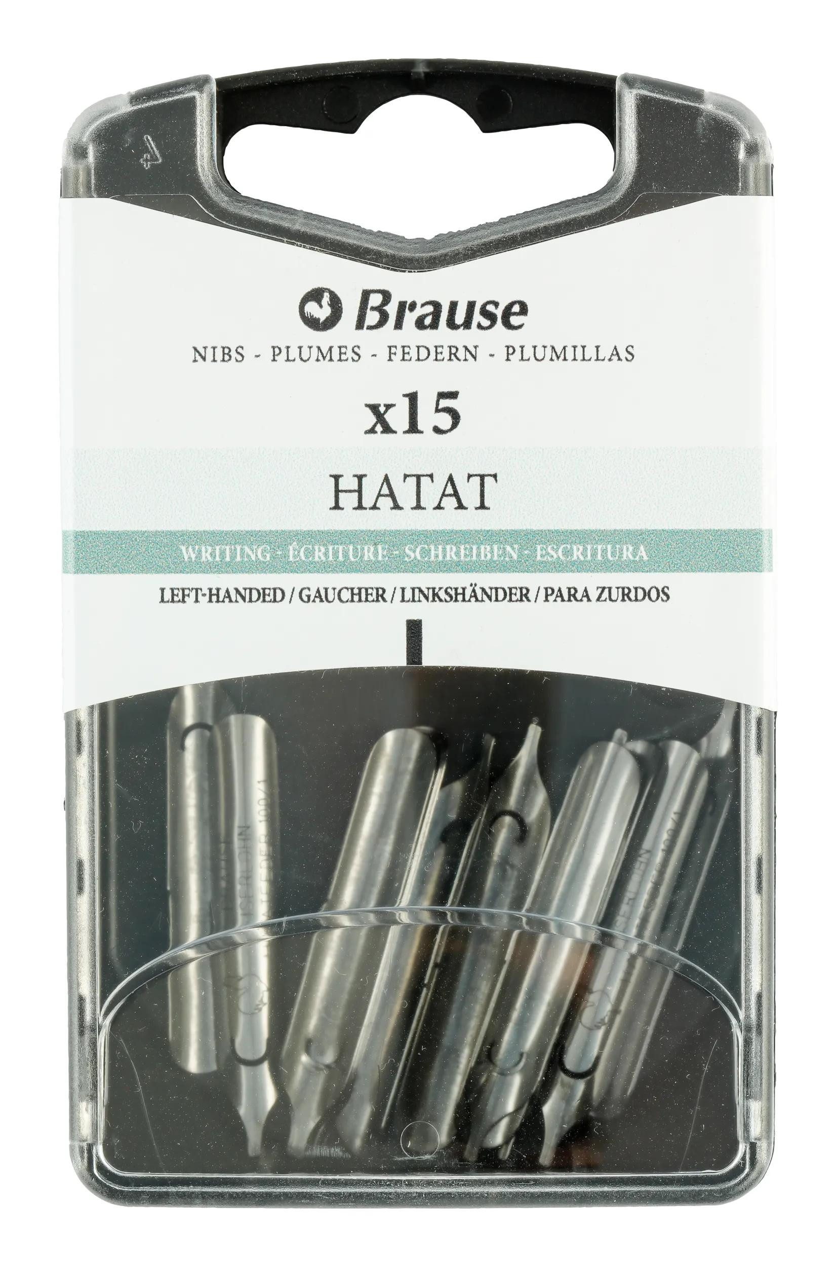 Kalligraphie-Stift Schachtel mit 10 Schreibfedern Hatat 10001B
