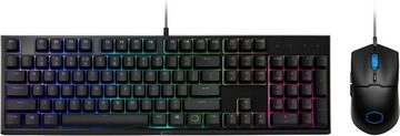 COOLER MASTER MS110 RGB- Kombination – Lineare mem-chanische Schalter Tastatur- und Maus-Set, Mit 26 Anti-Ghosting Tasten On-Board-Steuerung,mit 4 DPI-Einstellungen