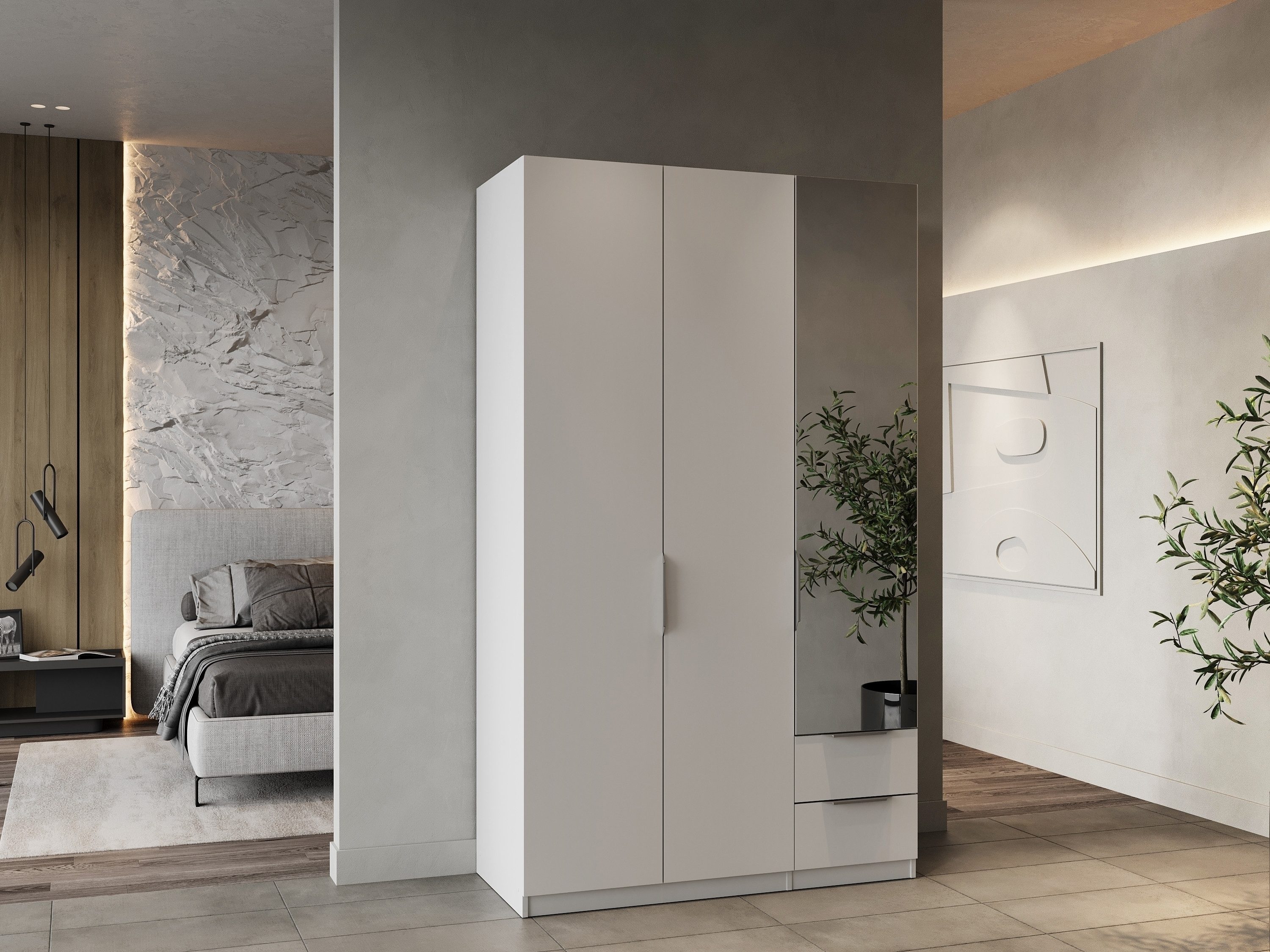 Drehtürenschrank GHOST