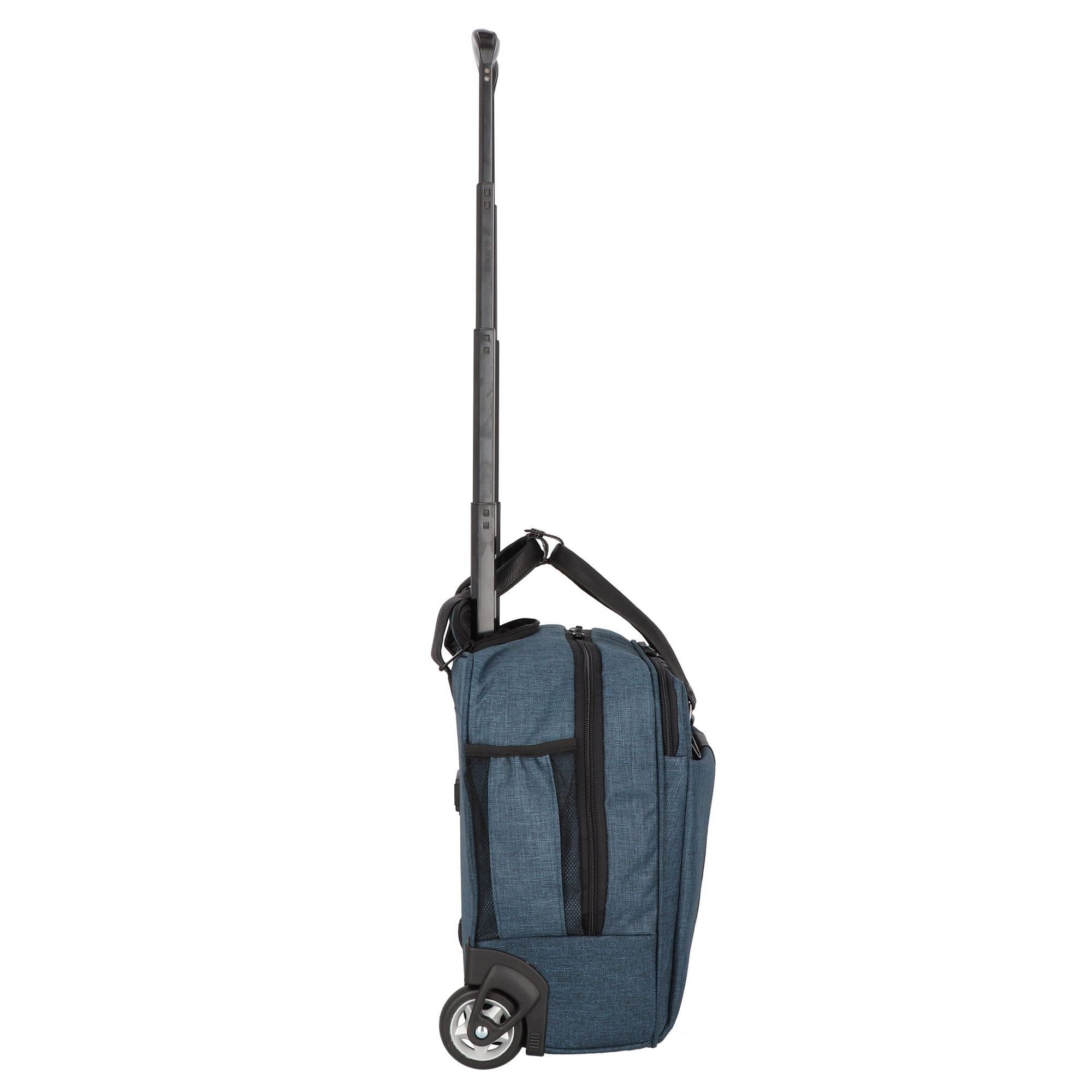 Dermata Business-Trolley, 2 Rollen, Canvas