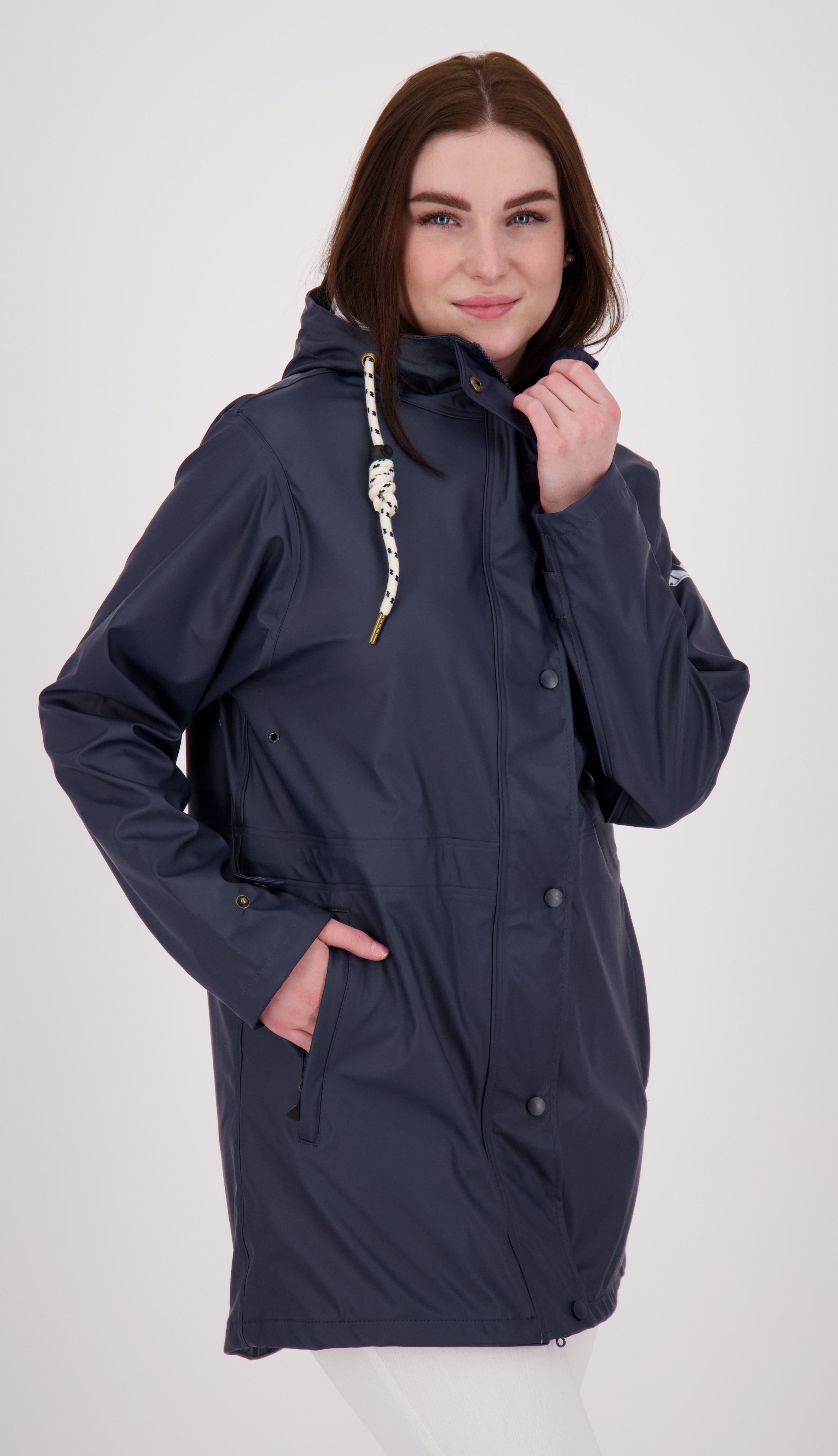 Weisse Düne Regenjacke WOLGAST Friesennerz navy