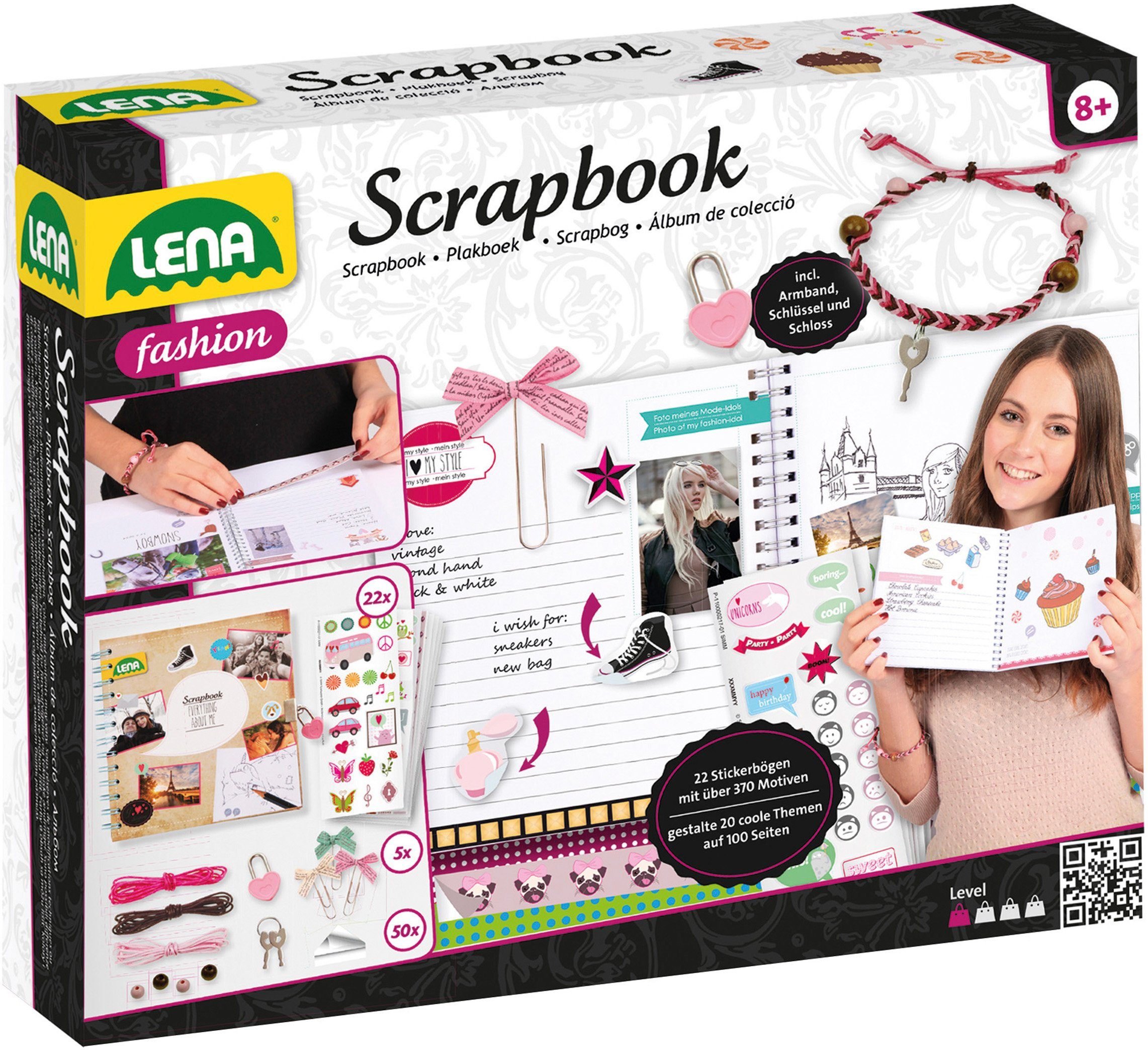 Lena® Kreativset Scrapbook, groß