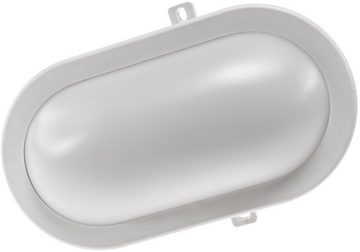 ChiliTec Deckenleuchte LED Oval-Armatur Feuchtraumleuchte IP44 Kellerleuchte 13Watt 965 Lumen