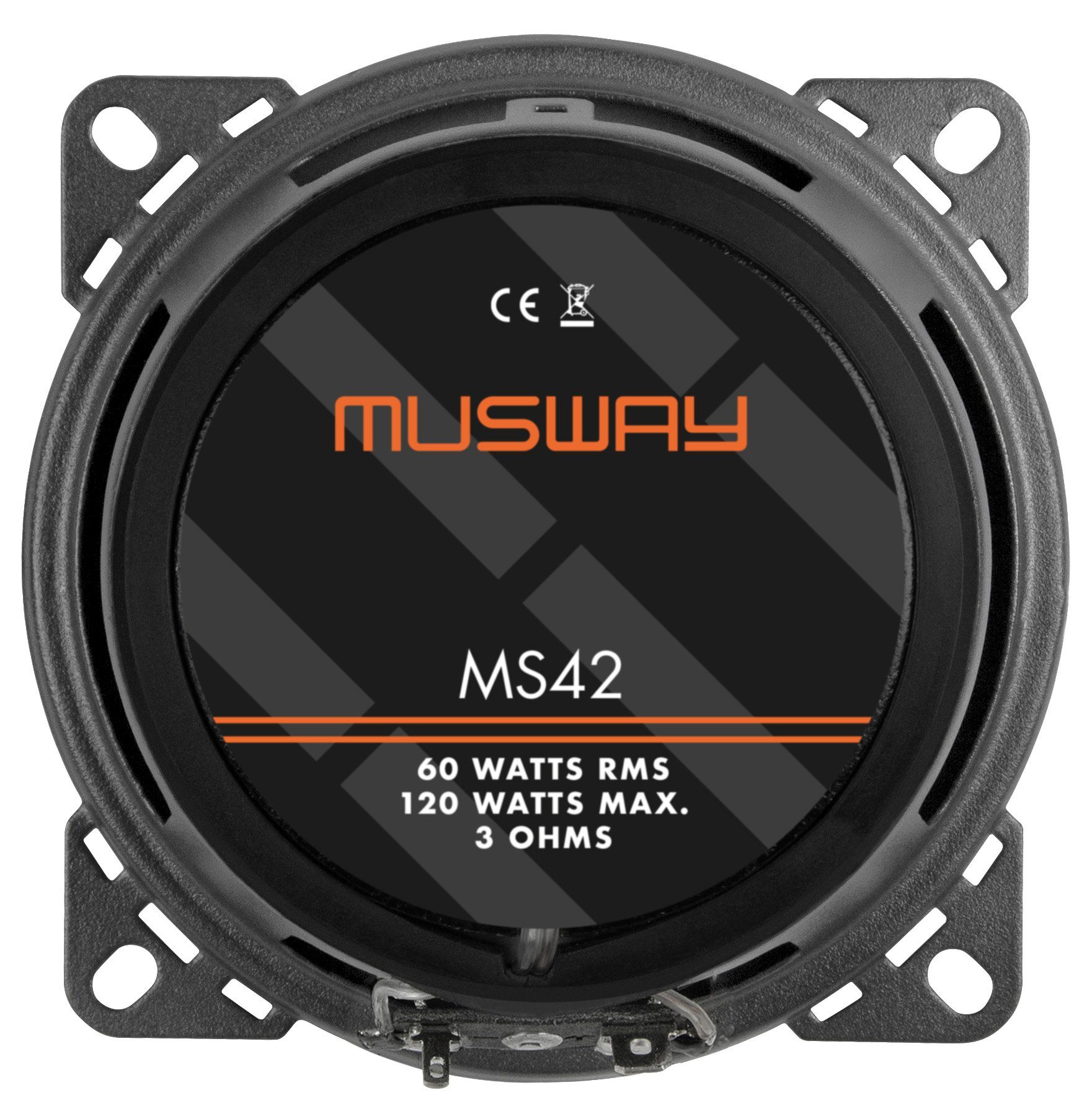 Auto-Lautsprecher MS42 Koax Lautsprecher) Koax 10cm MS42 - 10cm Musway - Musway (Musway Lautsprecher