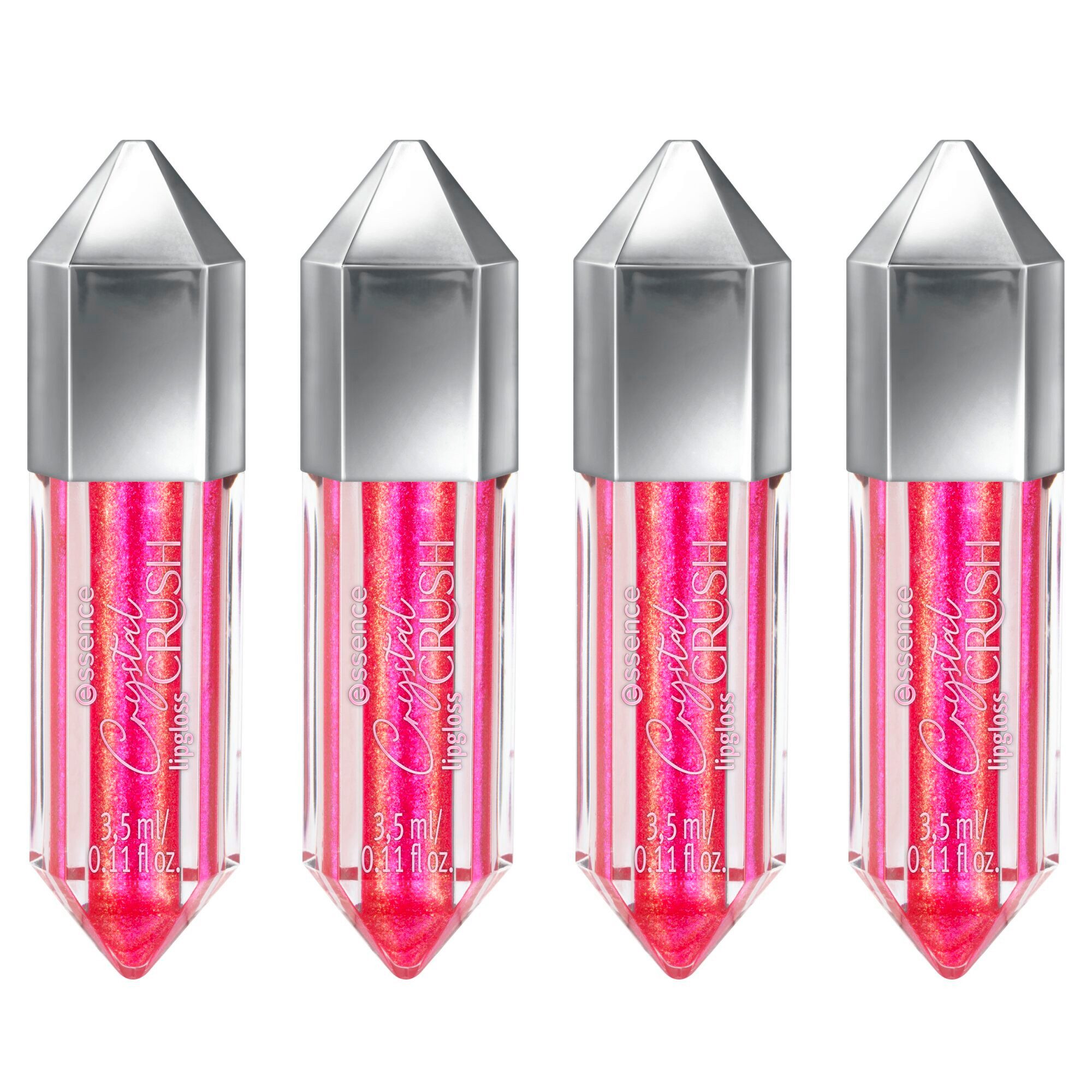 Essence Lipgloss CRYSTAL CRUSH lipgloss, 4-tlg.