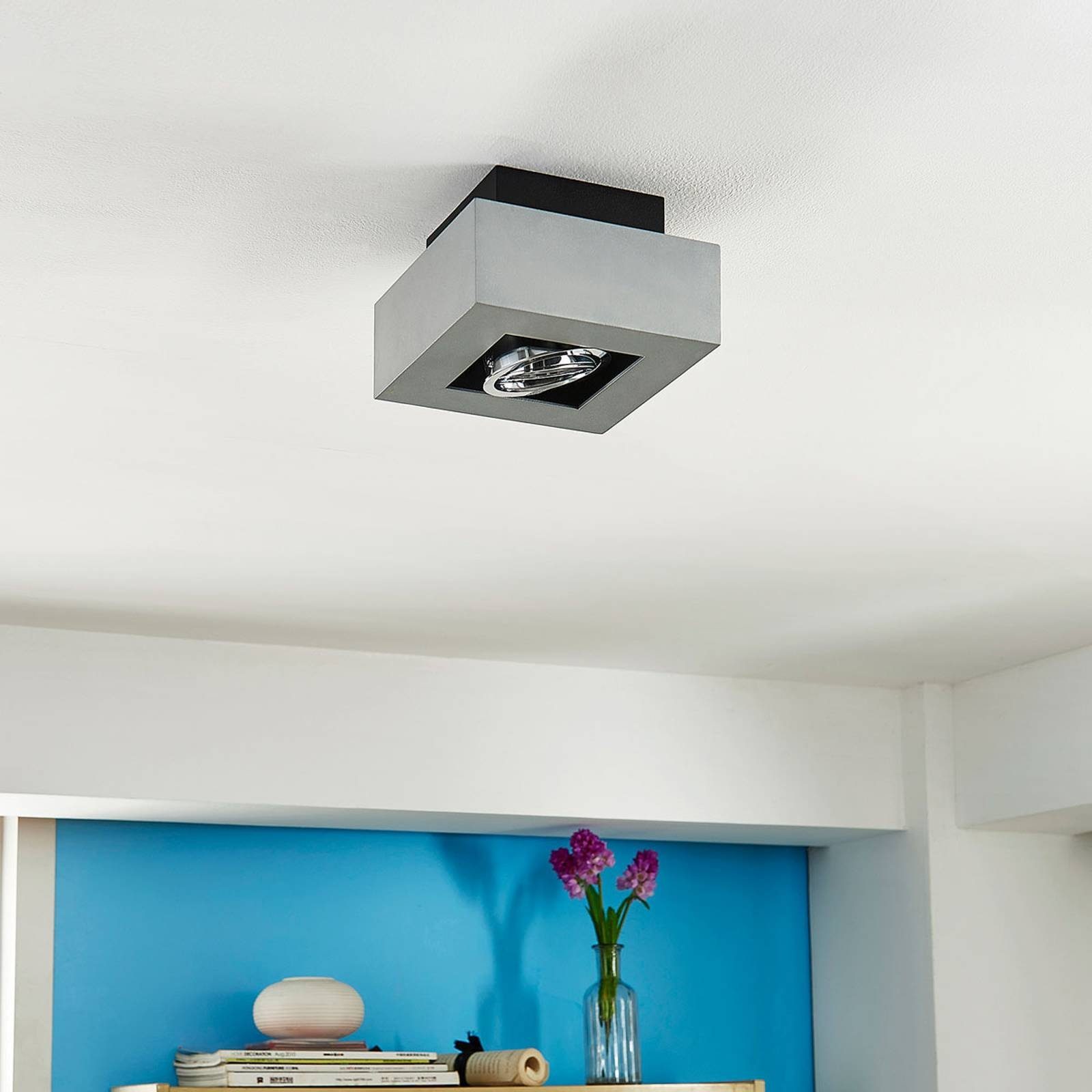 Arcchio Deckenstrahler Vince, Metall, Alu IP20, 1 x 10 W LED