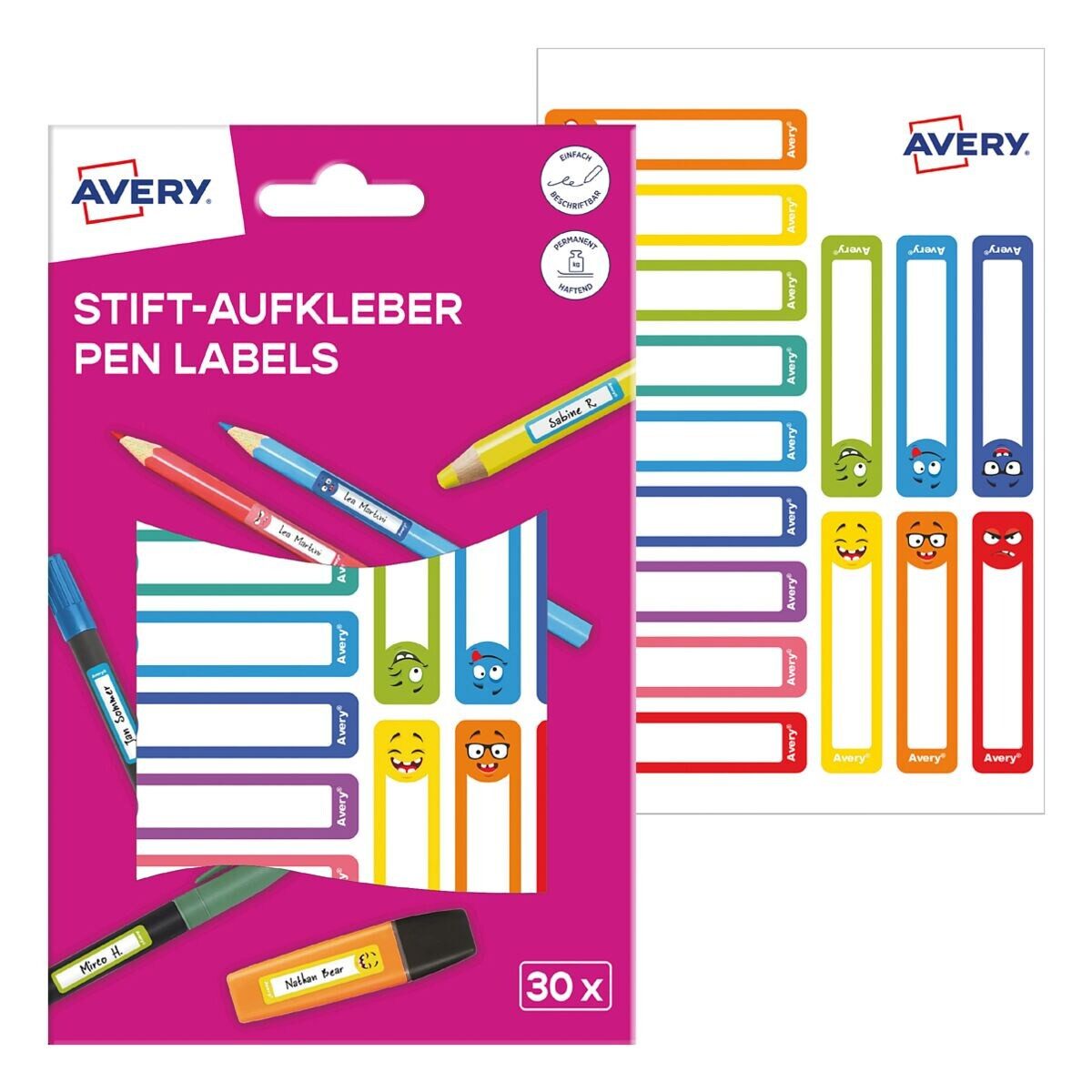 Avery Zweckform Ярлыки, 30er Pack Stift-Aufkleber