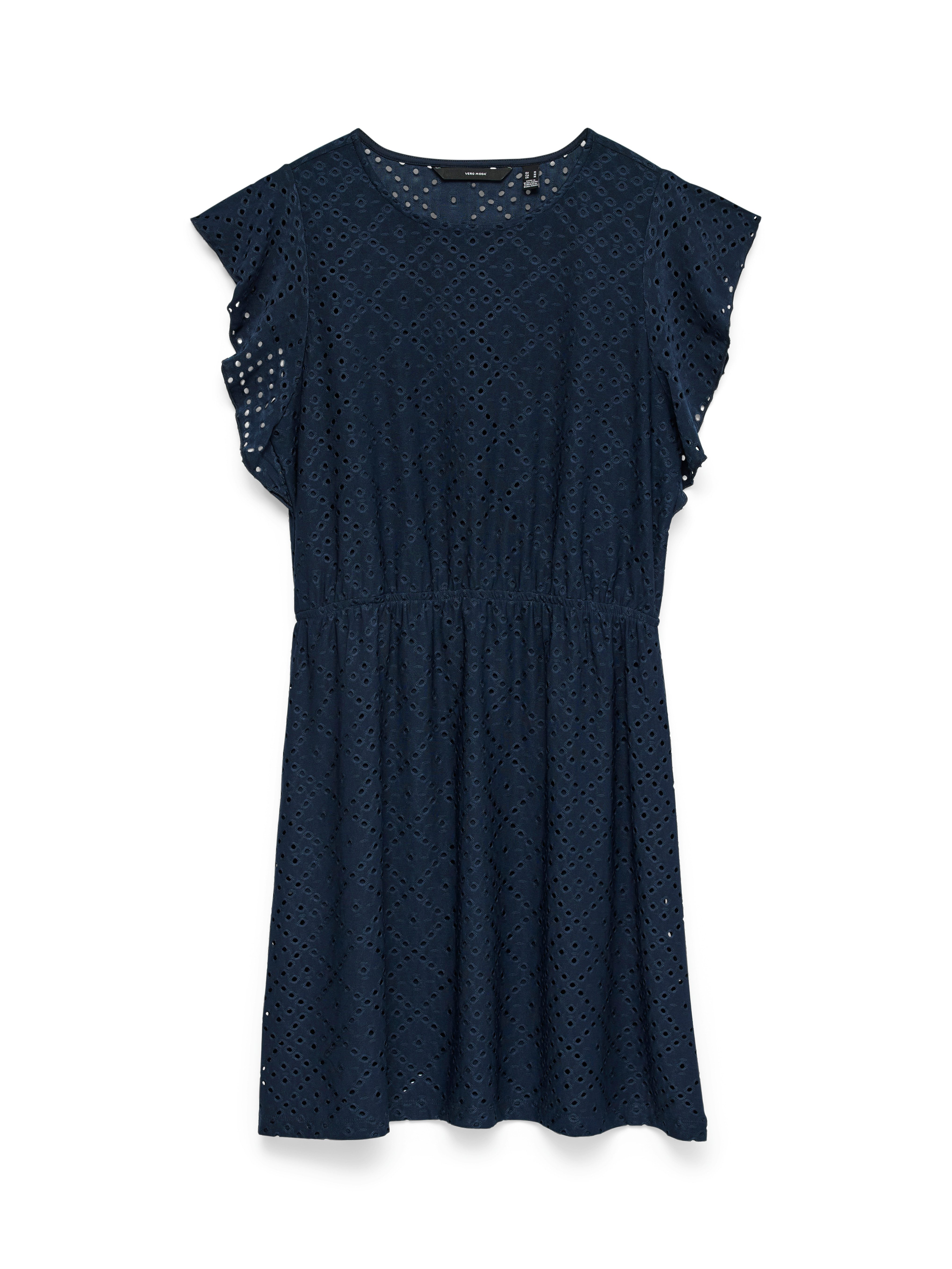 Minikleid VMTASSA SL FRILL SHORT DRESS JRS NOOS