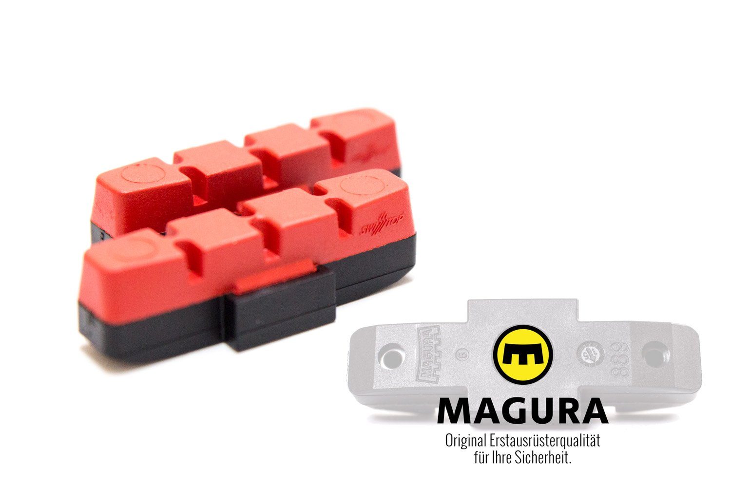Magura Bremsbelag 2 Stück MAGURA Original Bremsbelag hydraulische Felgenbremse HS11 22