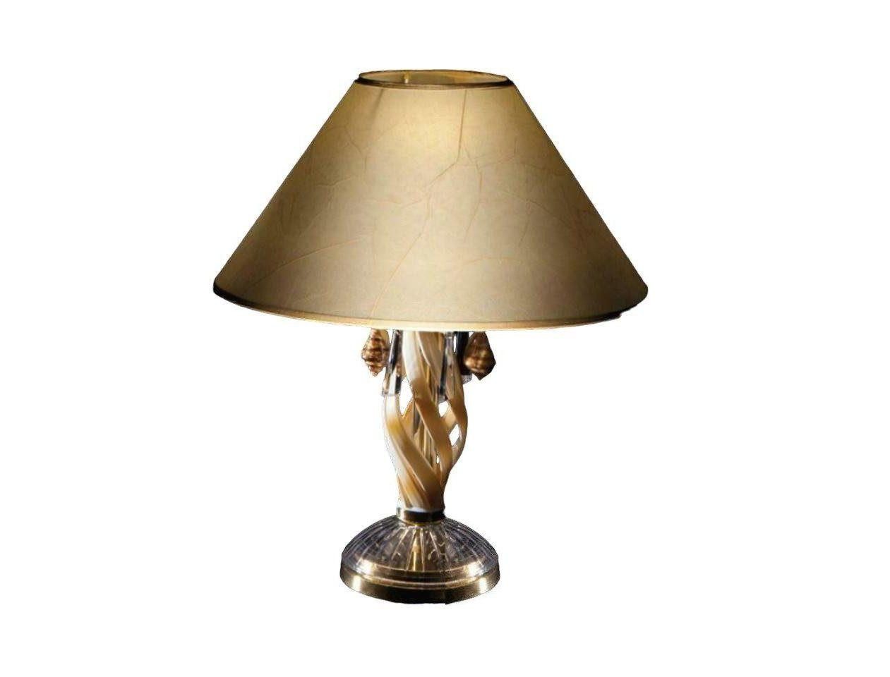 JVmoebel Schreibtischlampe Tischleuchte Antik Stil Tisch Lampe Kristall Leuchte Lampen Leuchten, Statistischer Modus, Warmweiß, Made in Europa