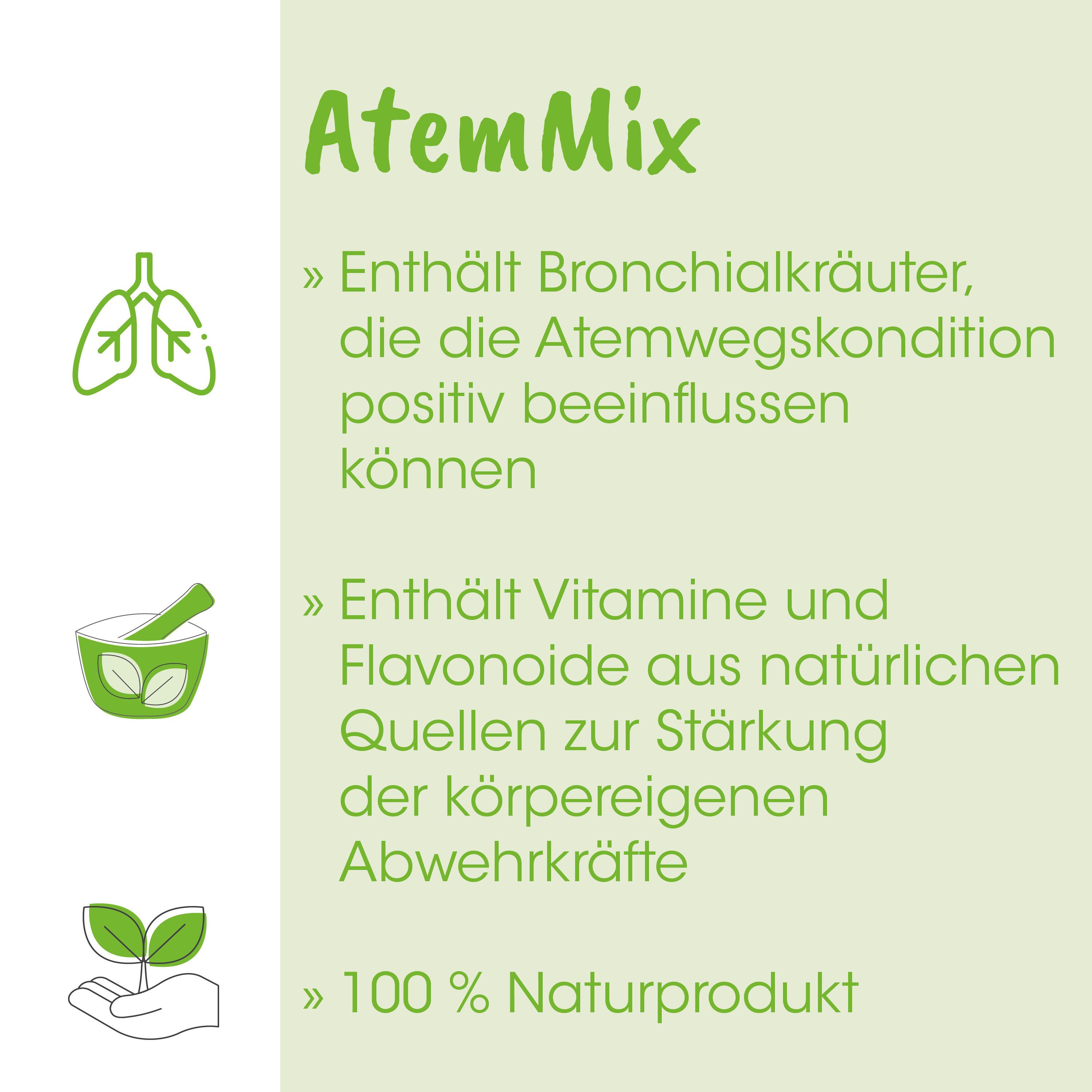 cdVet TinyHerbs Atemmix, Ergänzungsfutter für: Zwergkaninchen, Ratten, Chinchillas, Meerschweinchen, Hamster, Enthält Bronchialkräuter, für die Atemwegskondition