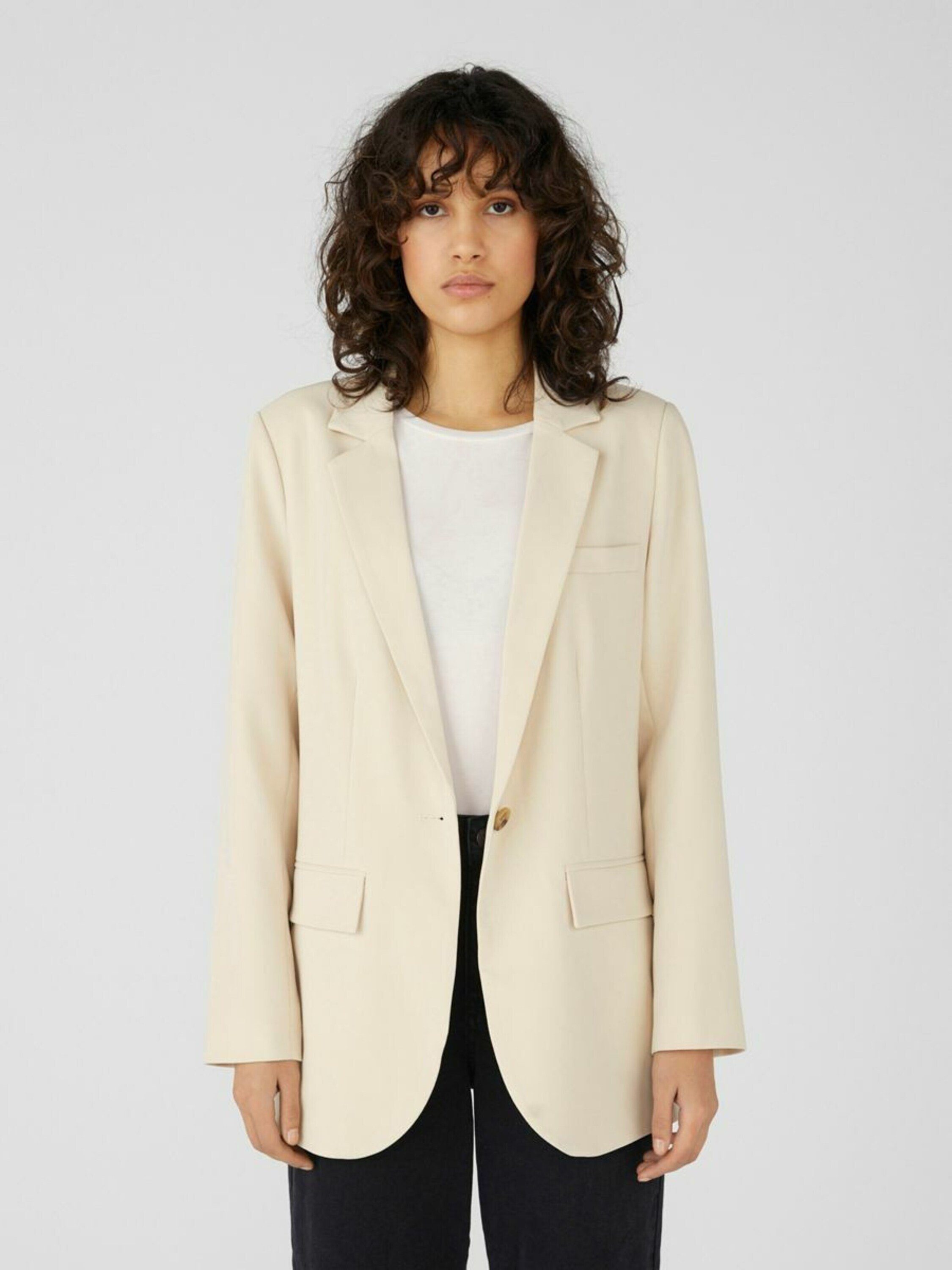 Object Kurzblazer Sigrid (1-tlg) Plain/ohne Details günstig online kaufen