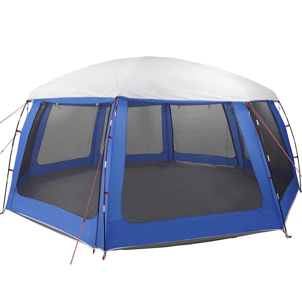 vidaXL Faltzelt Poolzelt mit abnehmbarem Überzelt Netzwänden Azurblau 690x690cm, (1 tlg)