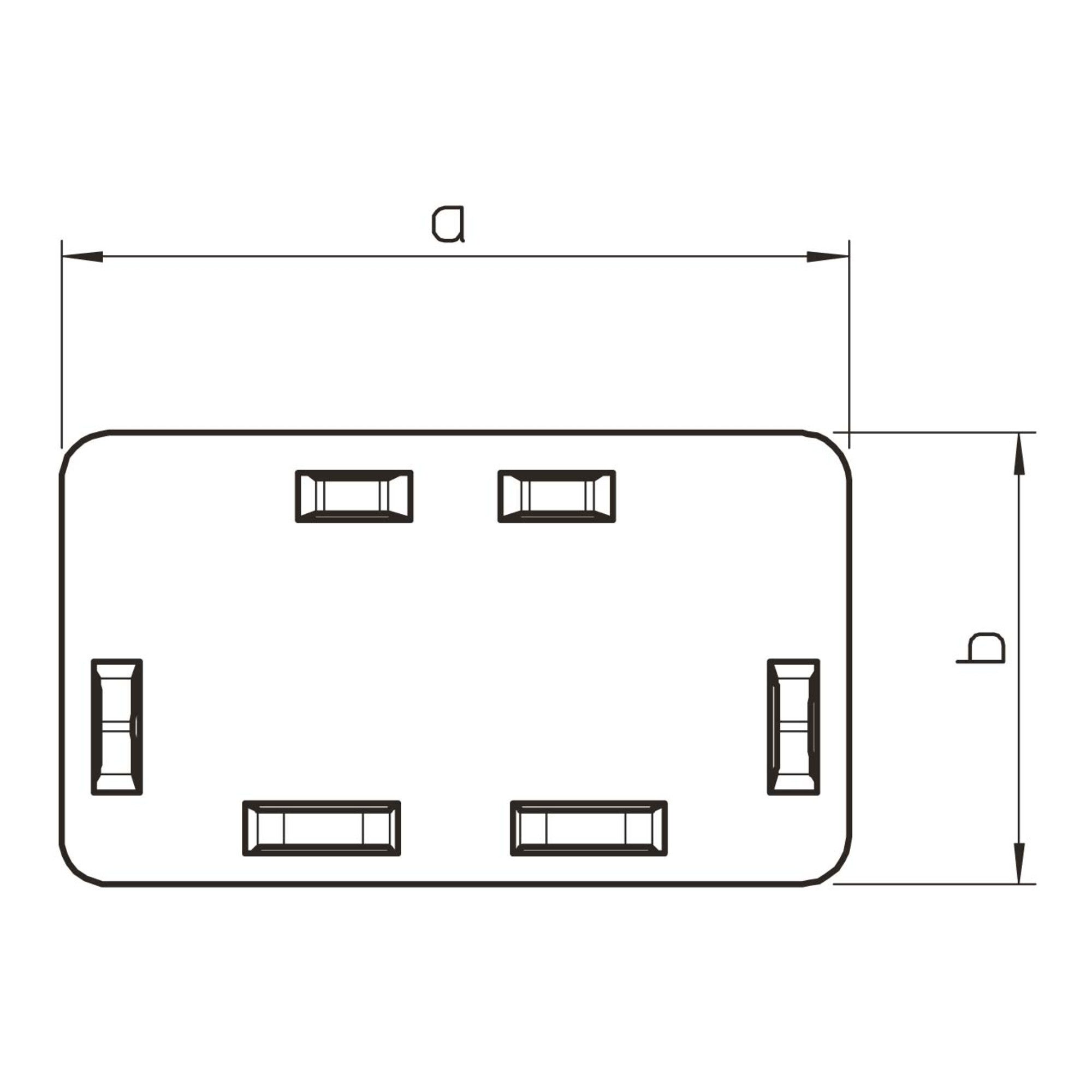 OBO BETTERMANN OBO Bettermann Vertr Endstück 60x60mm WDK HE60060RW Installationskabel