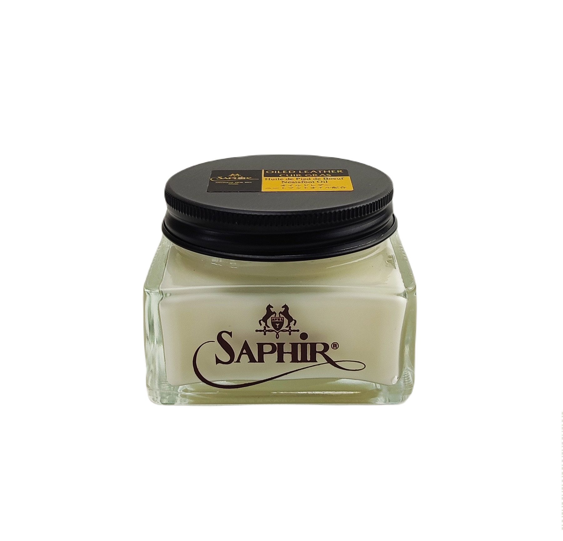 Saphir Saphir MEDAILLE D'OR Oiled Leather Fettleder-Pflegecreme 75 ml Glastie Schuhcreme