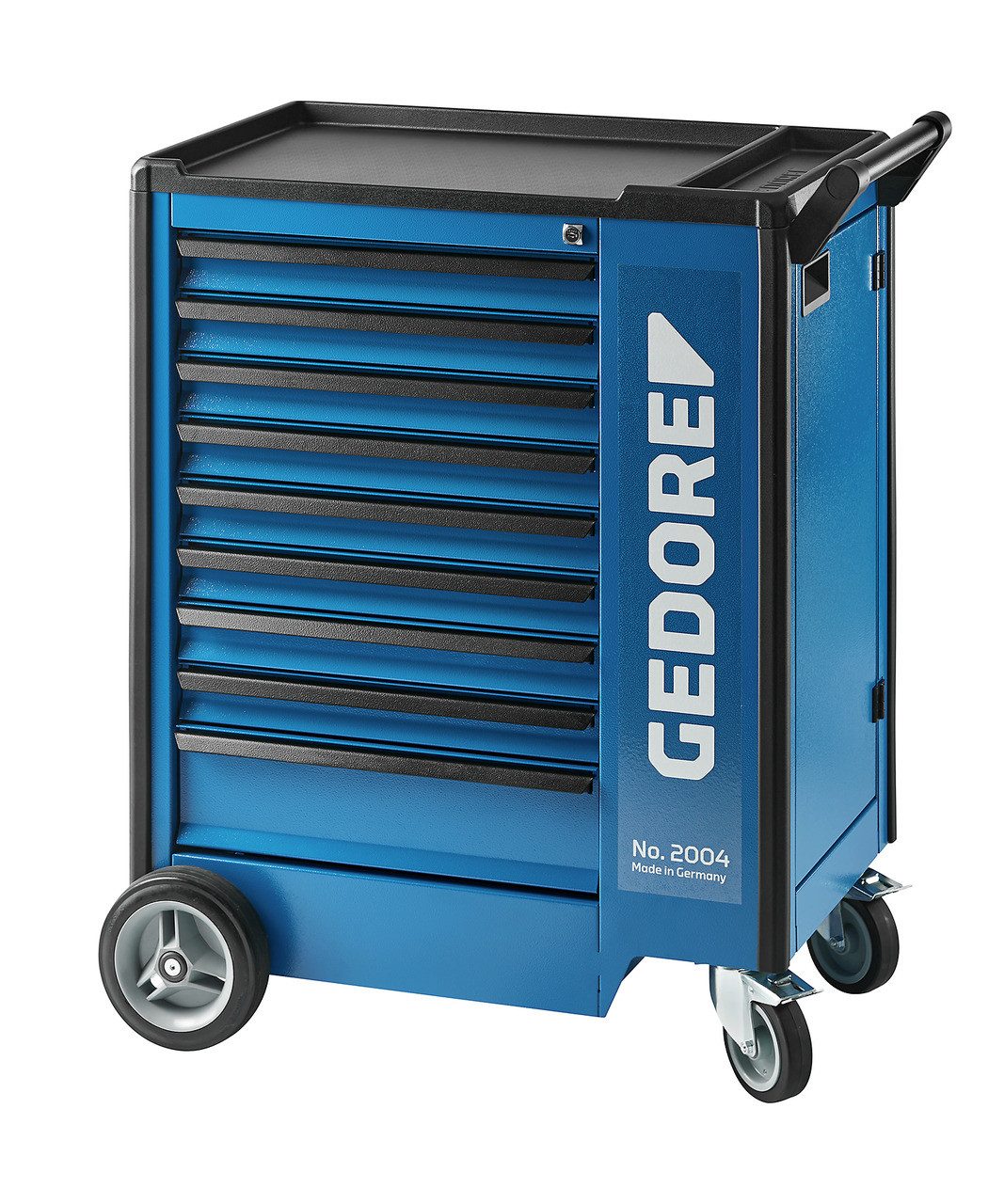 Gedore Werkzeugkoffer 2004 0810 Werkzeugwagen mit 9 Schubladen