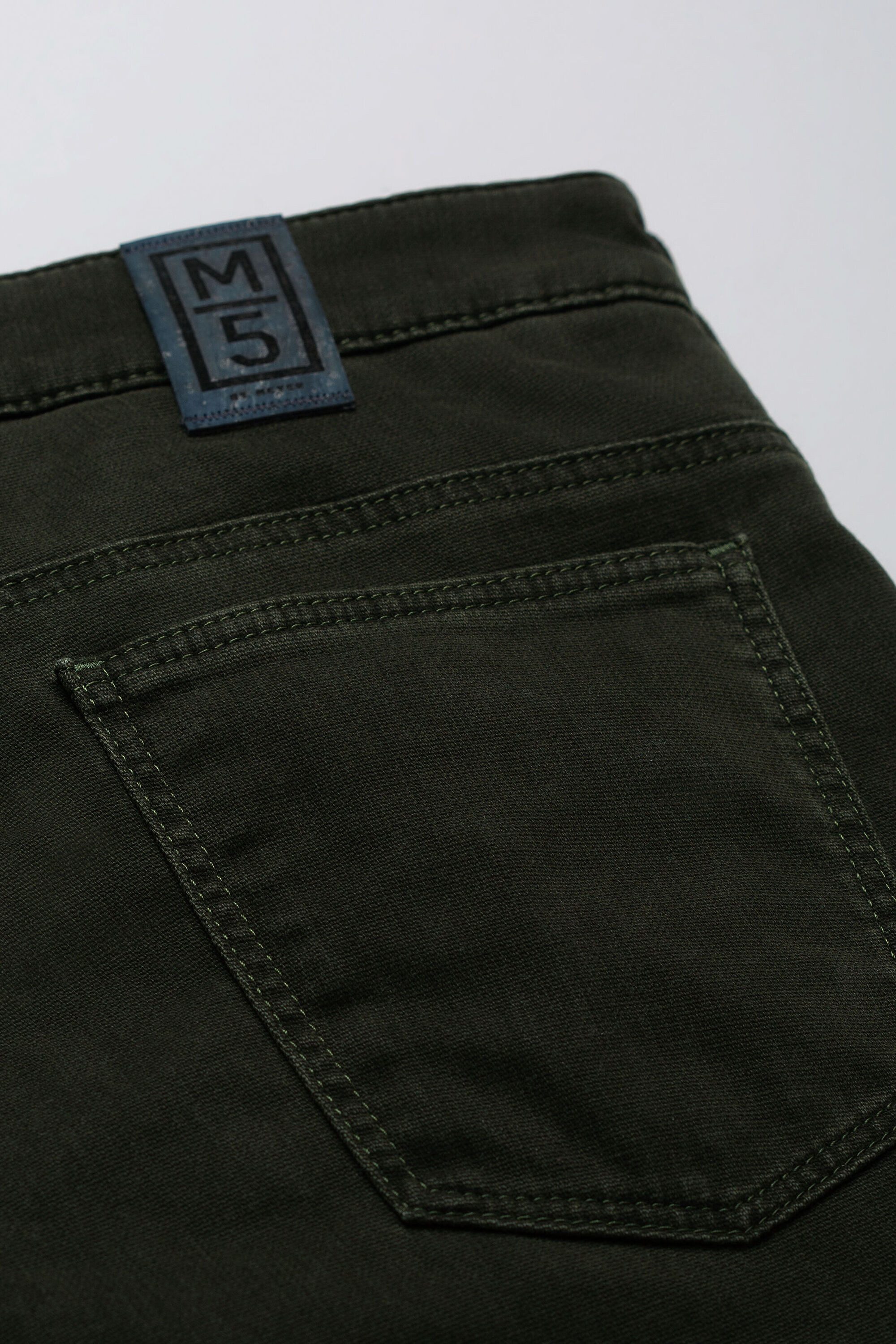 MEYER Chinos Five-Pocket-Hose M5 Slim im unifarbenen Design
