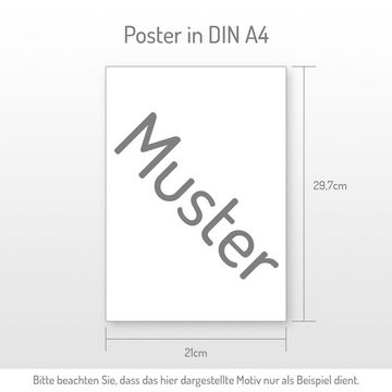 Kreative Feder Poster, Schrift (Set, 3 St), 3-teiliges Poster-Set, Kunstdruck, Wandbild, optional mit Rahmen, wahlw. in DIN A4 / A3, 3-WP084