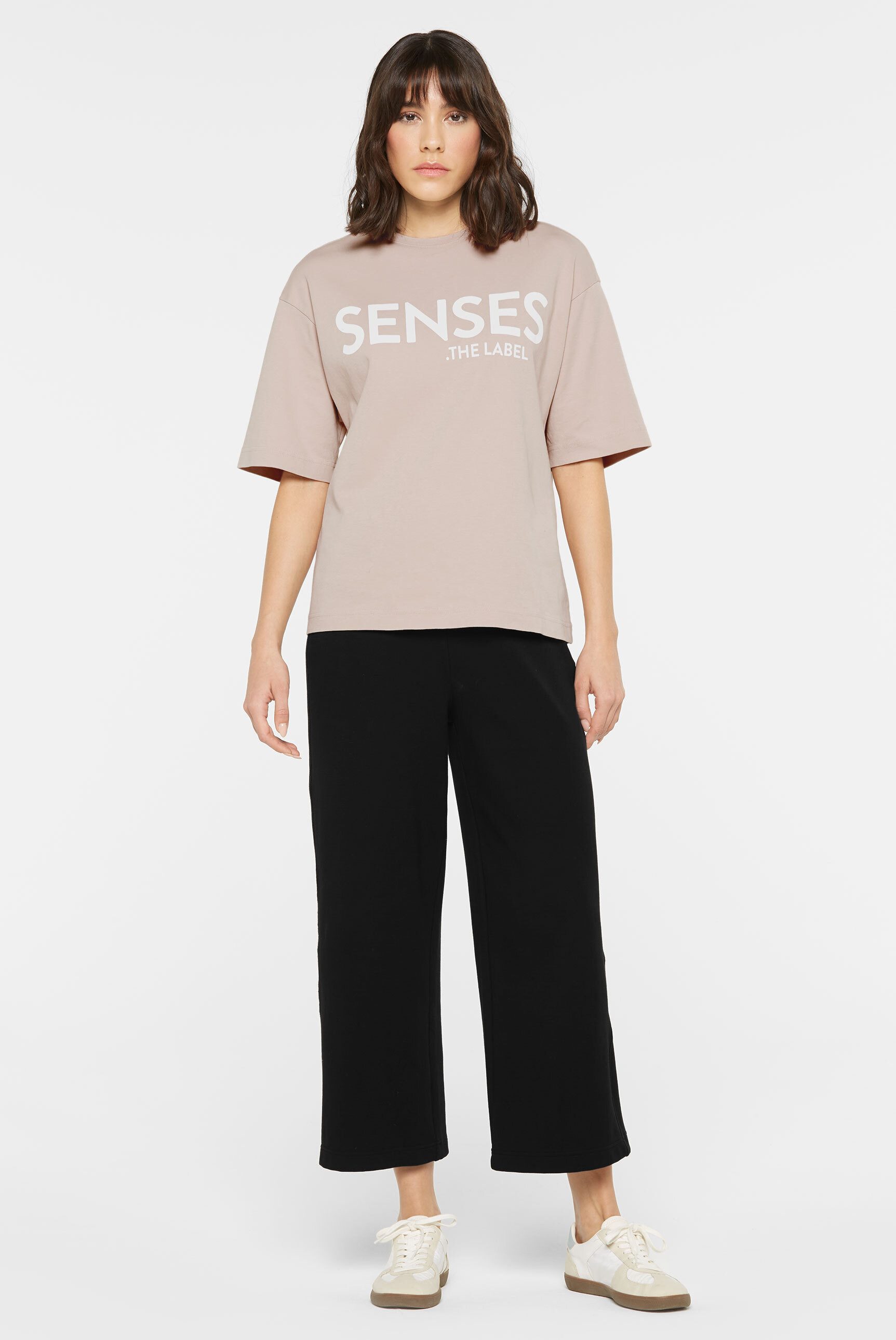 SENSES.THE LABEL Rundhalsshirt aus Baumwolle