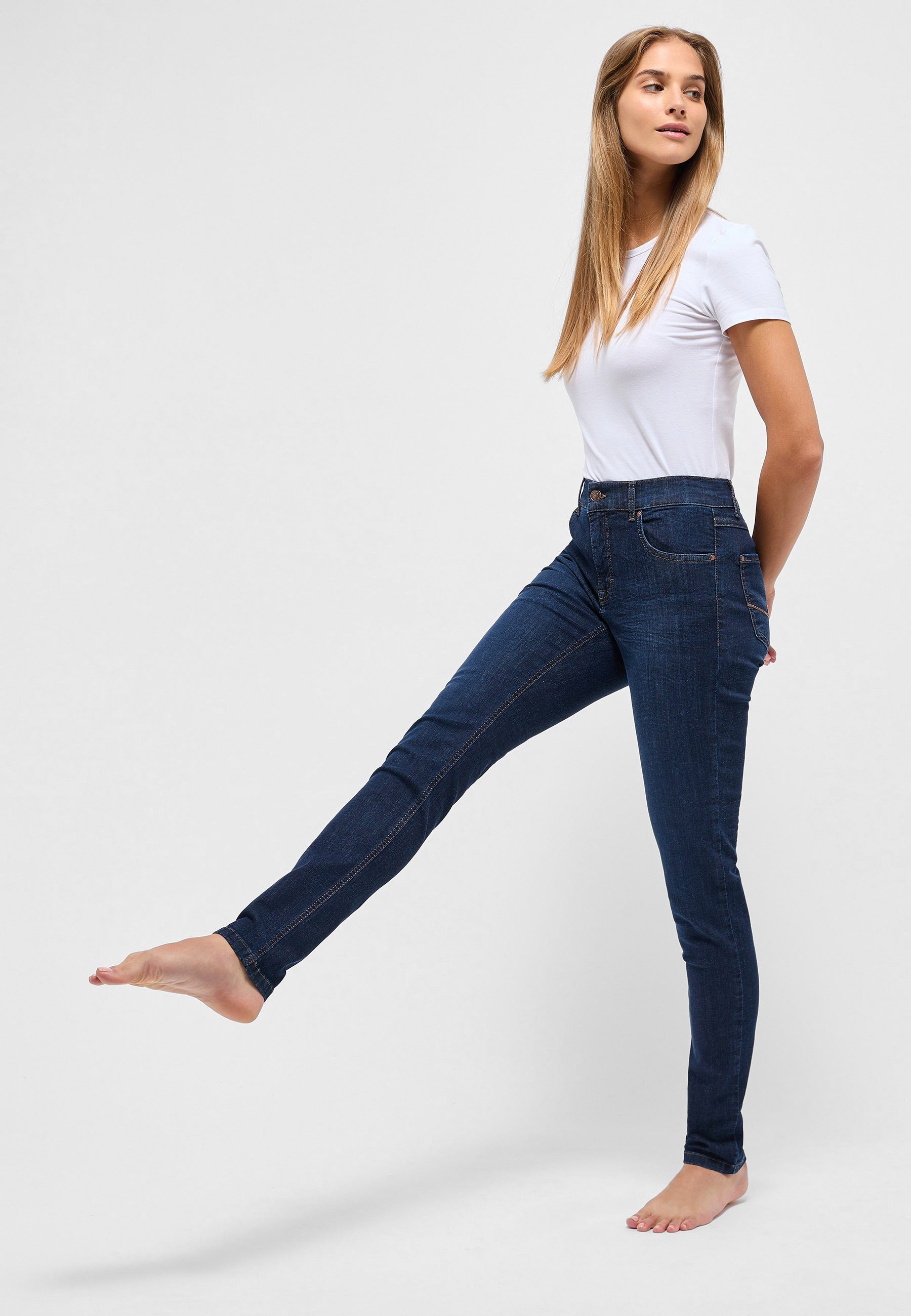 mit Denim Power Jeans Skinny Stretch ANGELS Slim-fit-Jeans