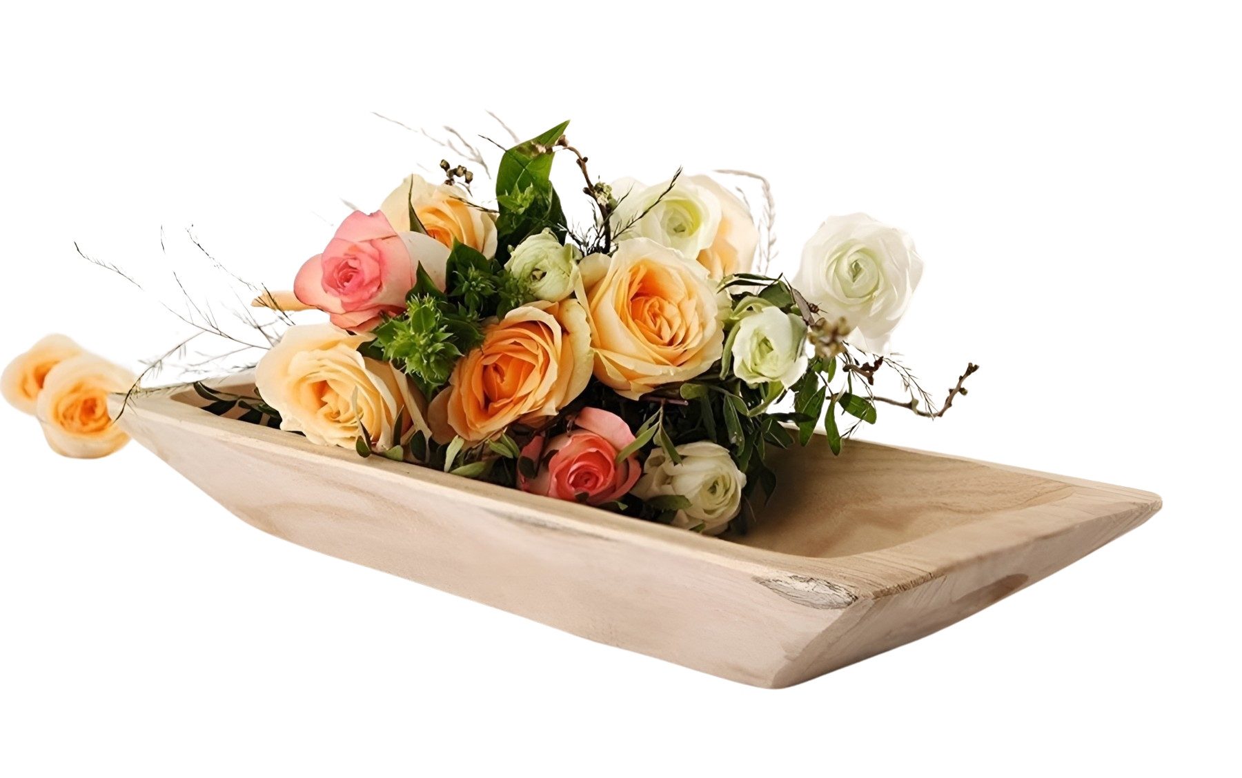 Dekoleidenschaft Dekoschale "Wood" in verschiedenen Formen und Größen, Schale aus massivem Holz, Holzschale naturbelassen, Holztablett, Obstschale, Snackschale. € 25,95, (€ 25,95 pro 1 Stk).