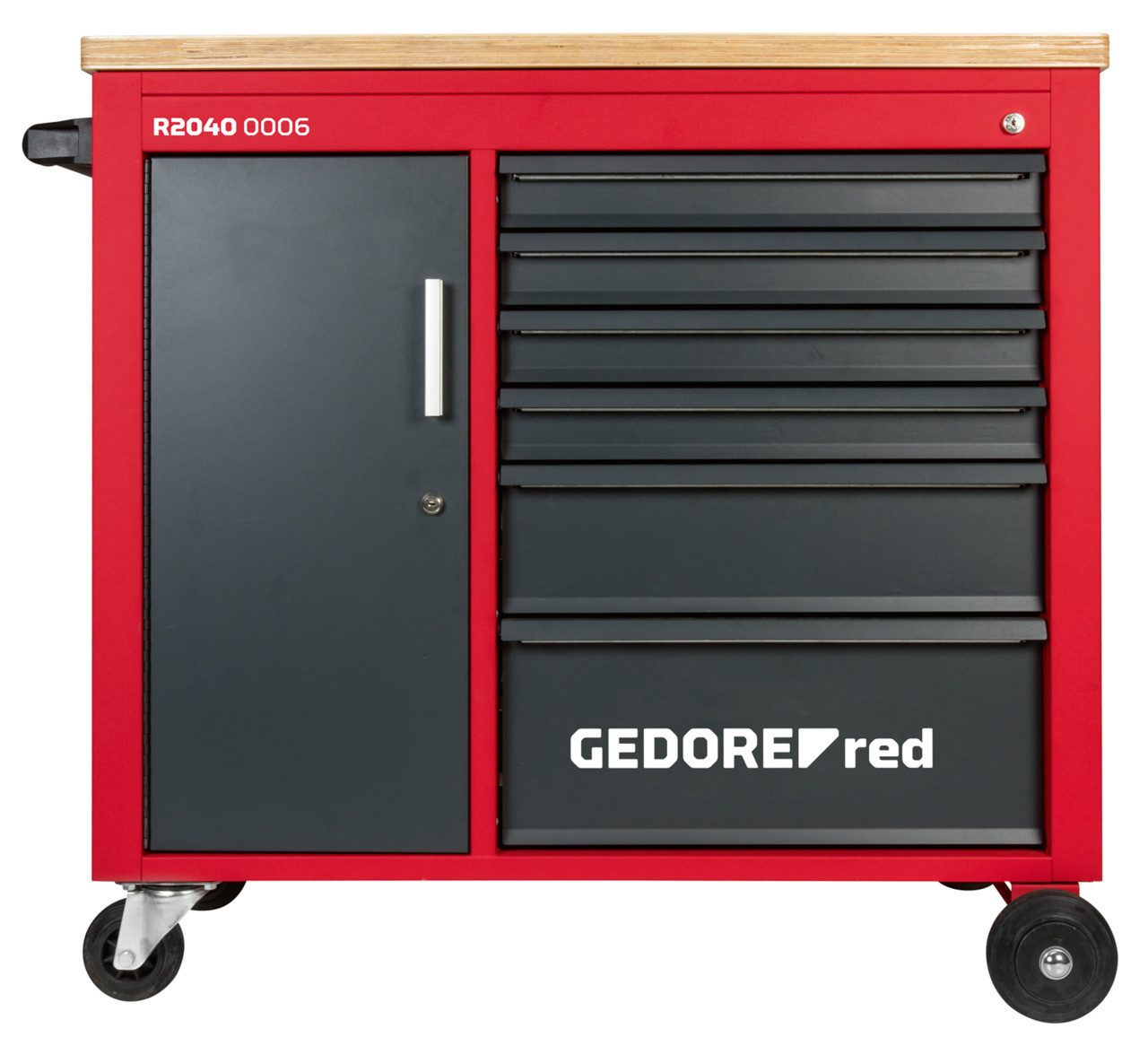 Gedore Red Ящики для инструментов R20400006 Werkstattwagen MECHANIC PLUS + 6 Schubladen 988x431x935 mm