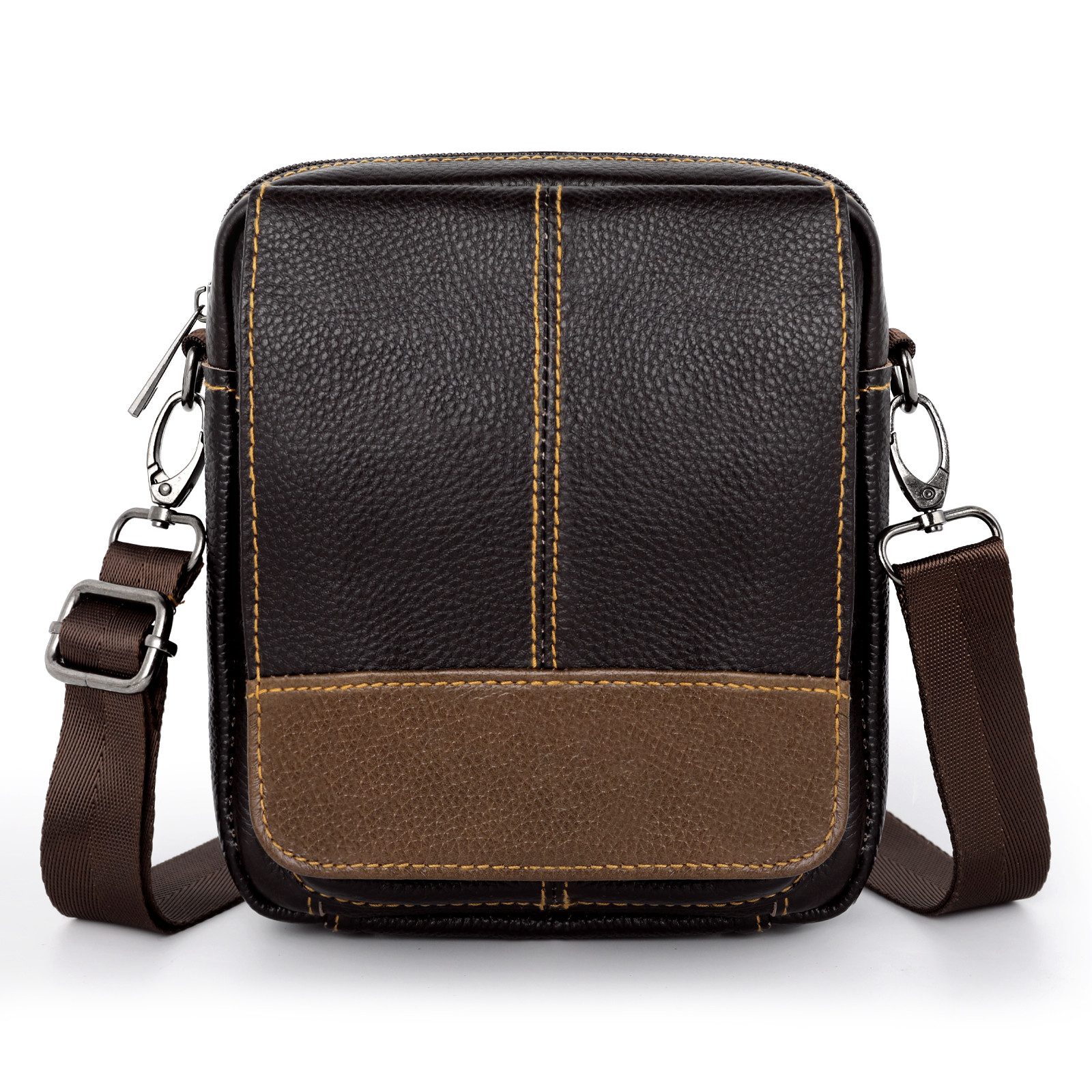 TAN.TOMI Umhängetasche Leder Umhängetasche Herren Echtleder Schultertasche günstig online kaufen