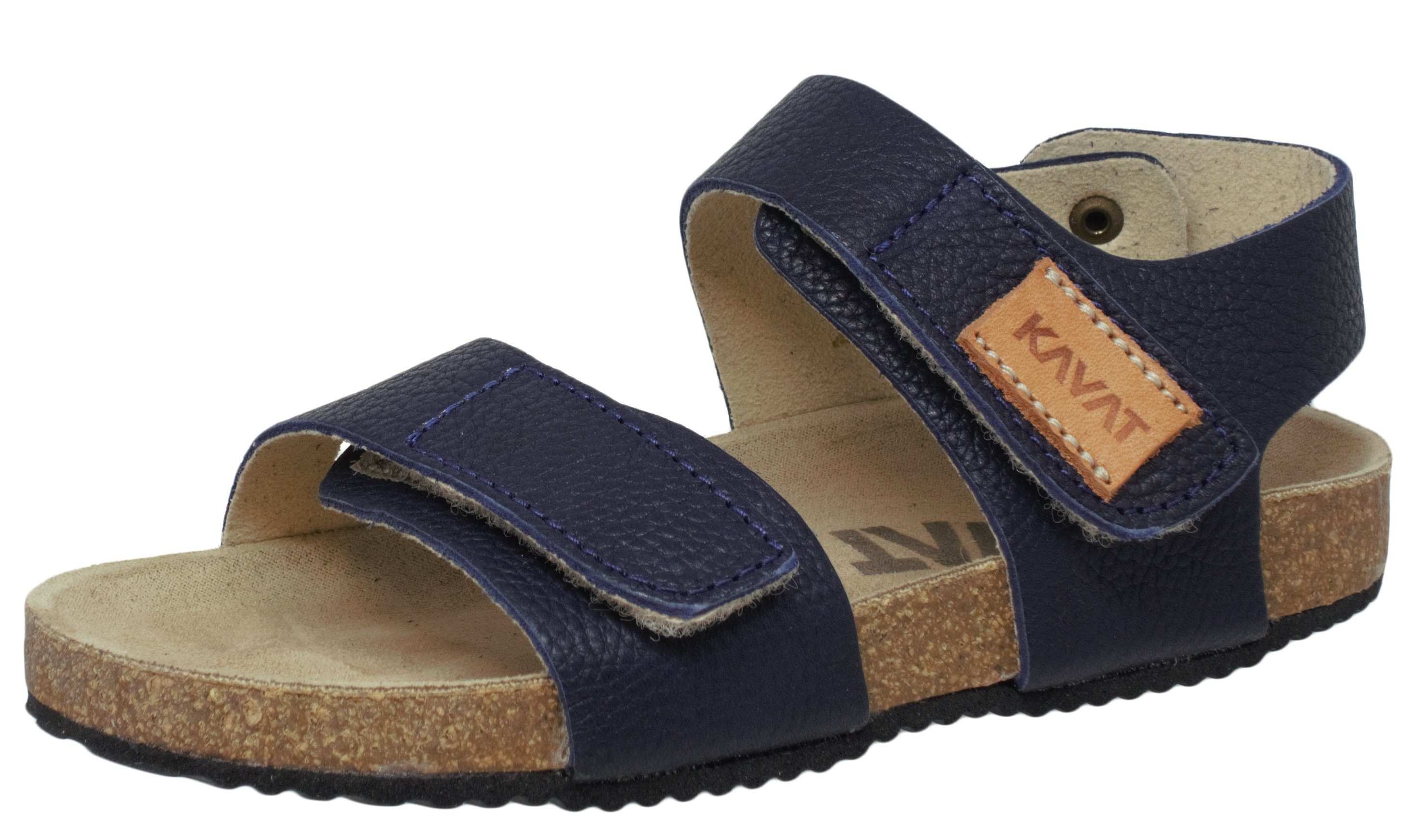 KAVAT »Sandalen Bomhus EP Kinder Leder Klett Blau« Sandalette online kaufen  | OTTO