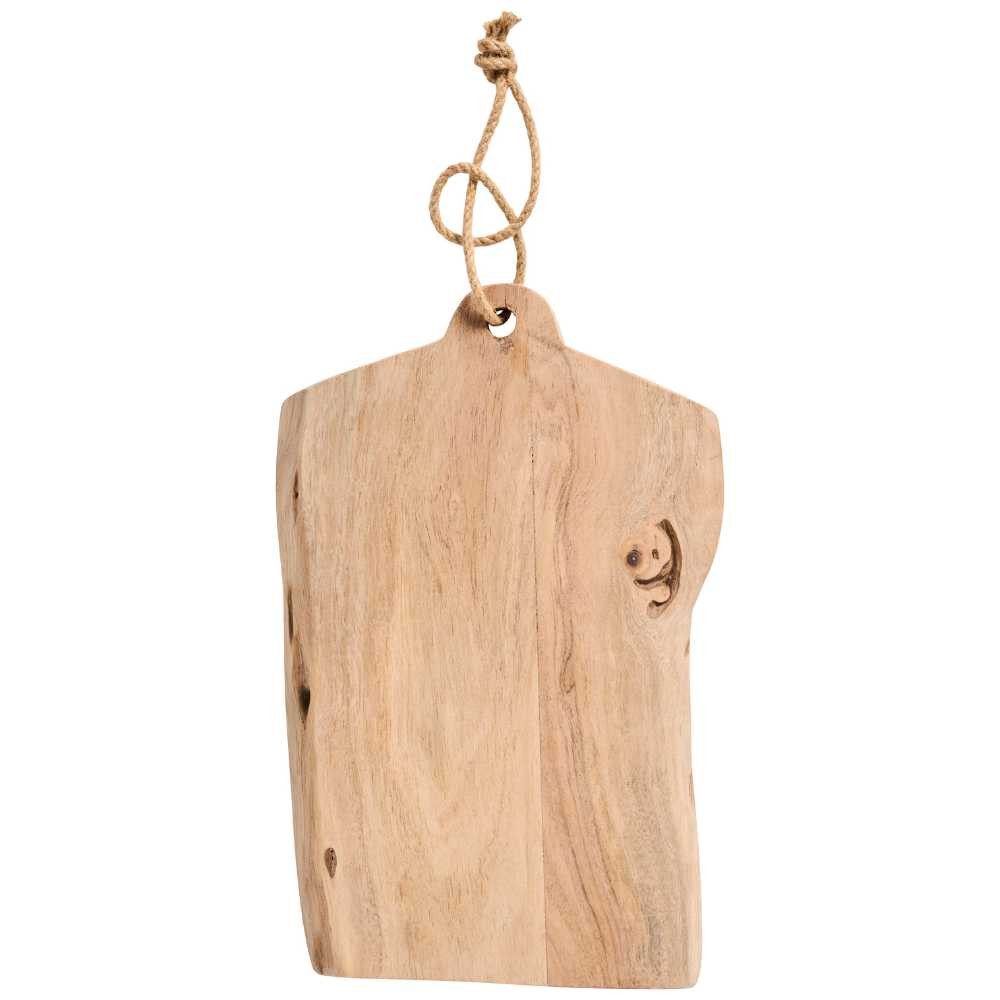 Ib Laursen Schneidebrett IB Laursen Schneidebrett UNIKA Akazienholz mit Juteseil 20x30 cm, Holz