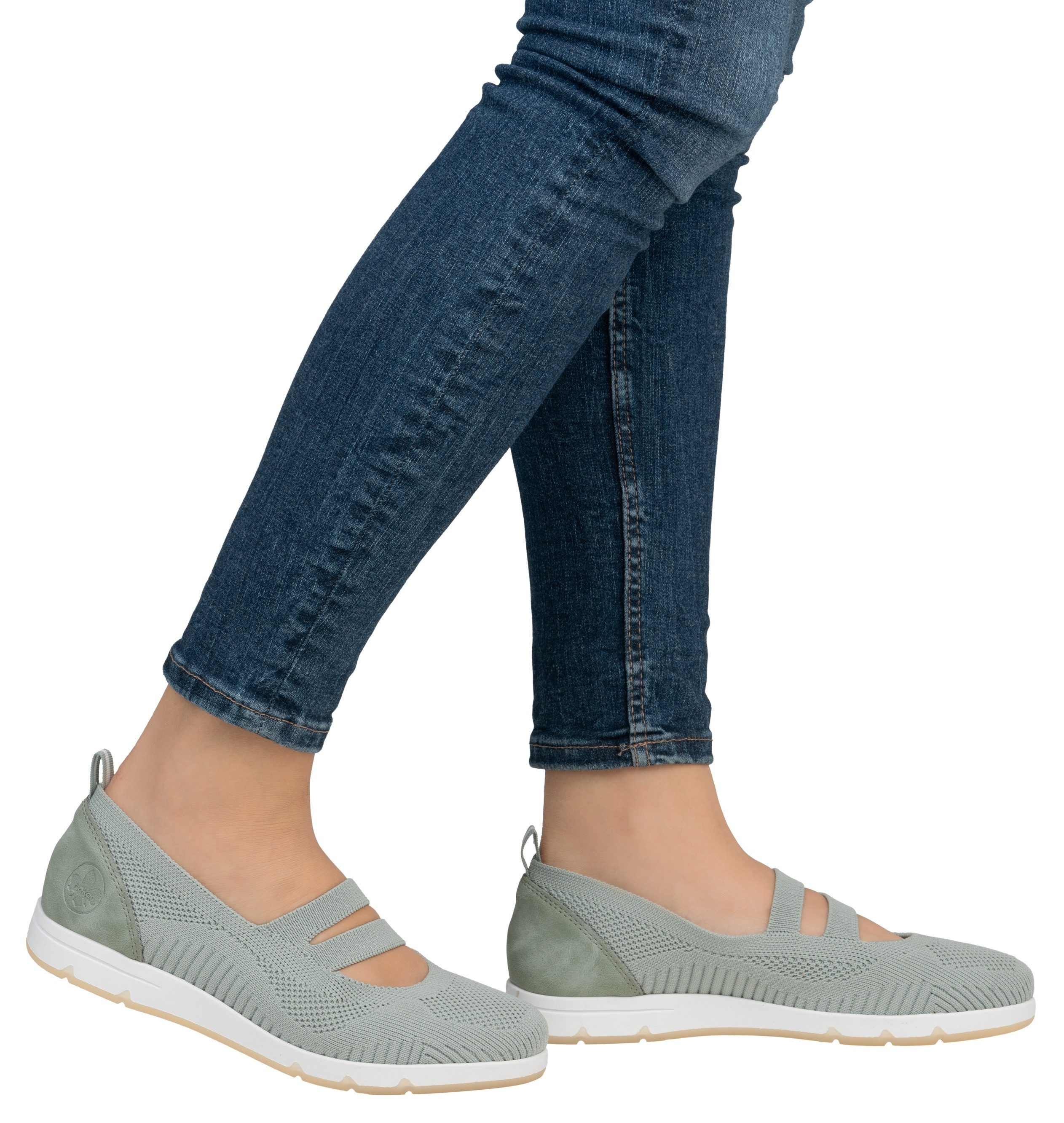 Rieker Riemchenballerina, Schlupfschuh, Halbschuh, Slip-on Sneaker mit Gumm günstig online kaufen
