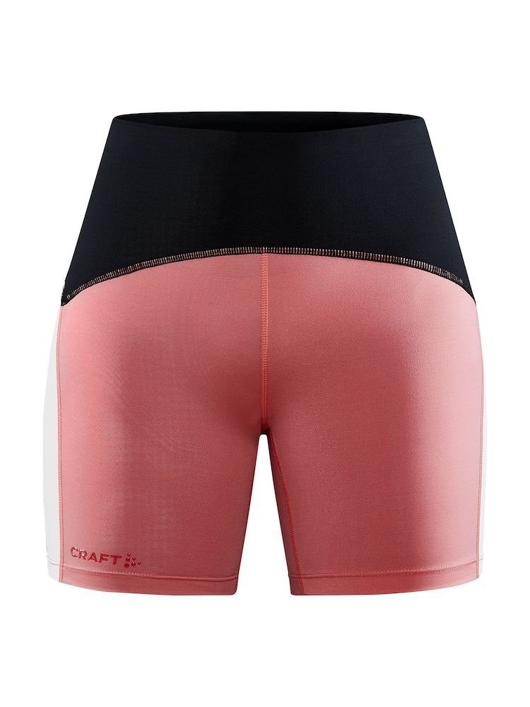 Craft Lauftights Pro Hypervent Short Tights W coral/black