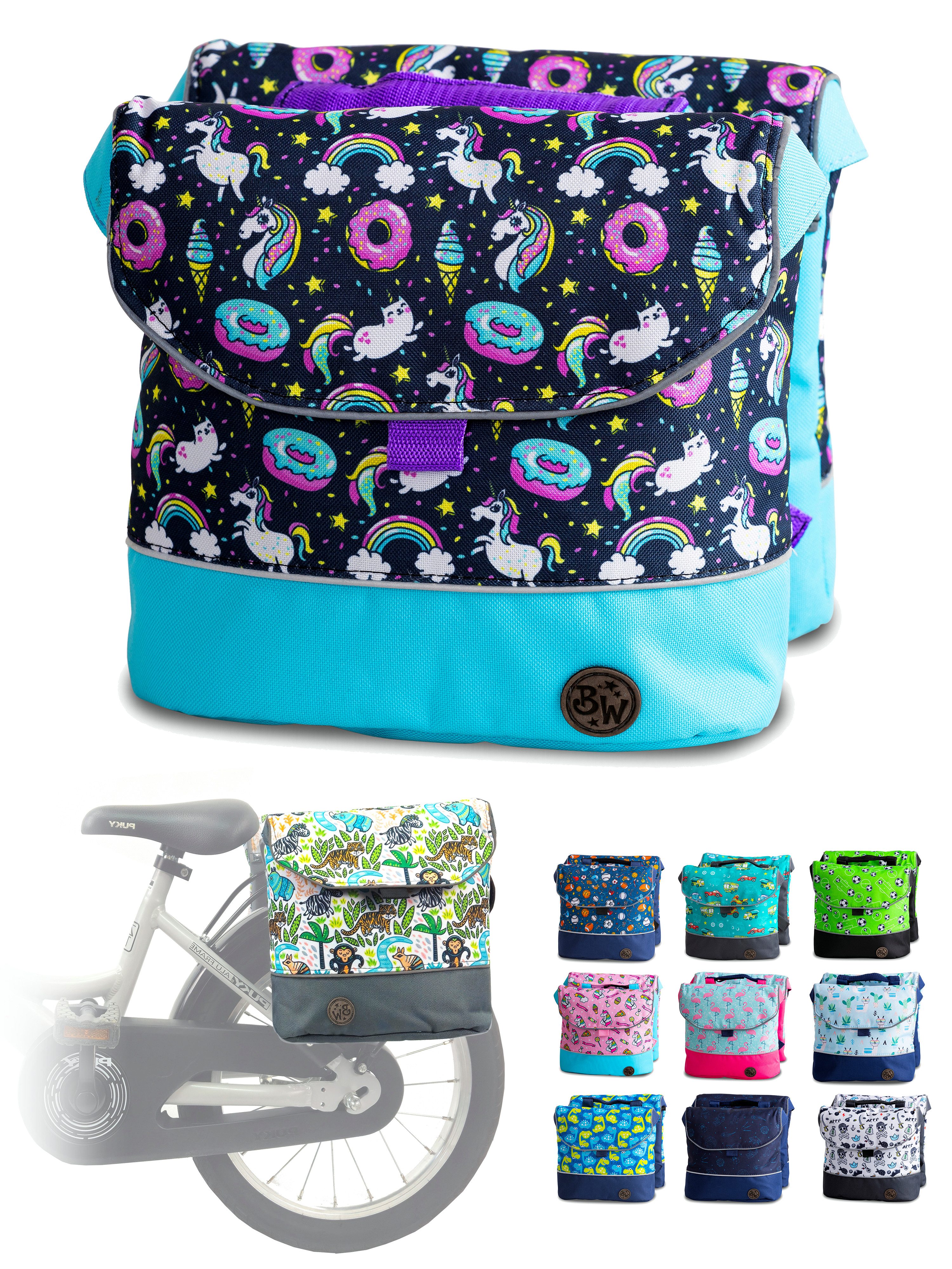 Gepäckträgertasche Gepäckträgertasche Fahrradtasche für Kinder z.B. für Puky Räder (M1)