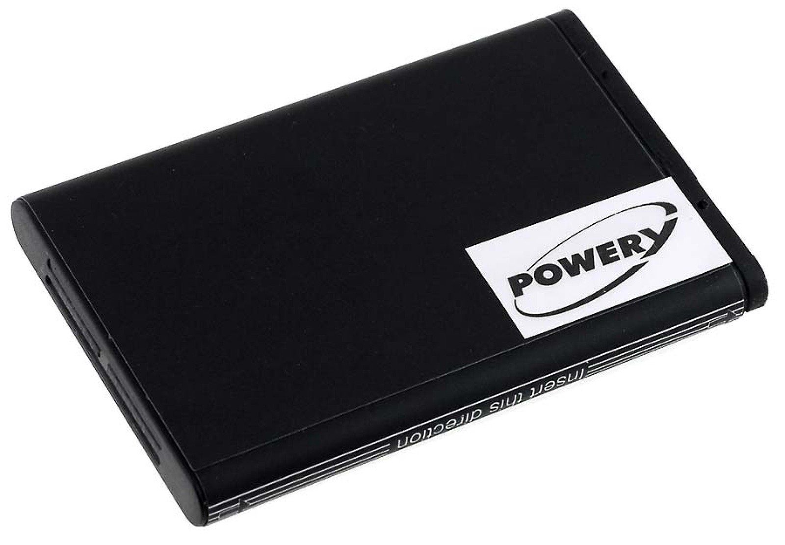 Powery Akku für Audioline Amplicom Powertel M6000 Handy-Akku 1050 mAh (3.7 V)