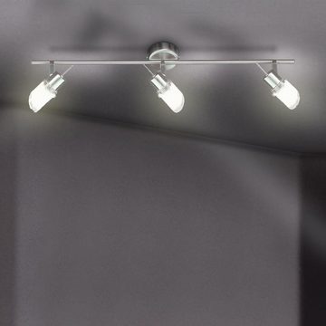etc-shop LED Deckenleuchte, Leuchtmittel nicht inklusive, Deckenleuchte Deckenstrahler Spotleuchte Esszimmer