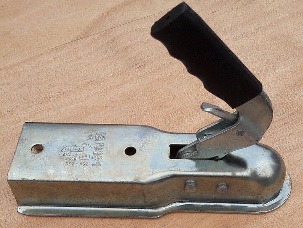Apex Anhängerkupplung ZSK-750 Zugkugelkupplung Zugmaul 750kg Anhänger Deichsel eckig 70mm (1-St)