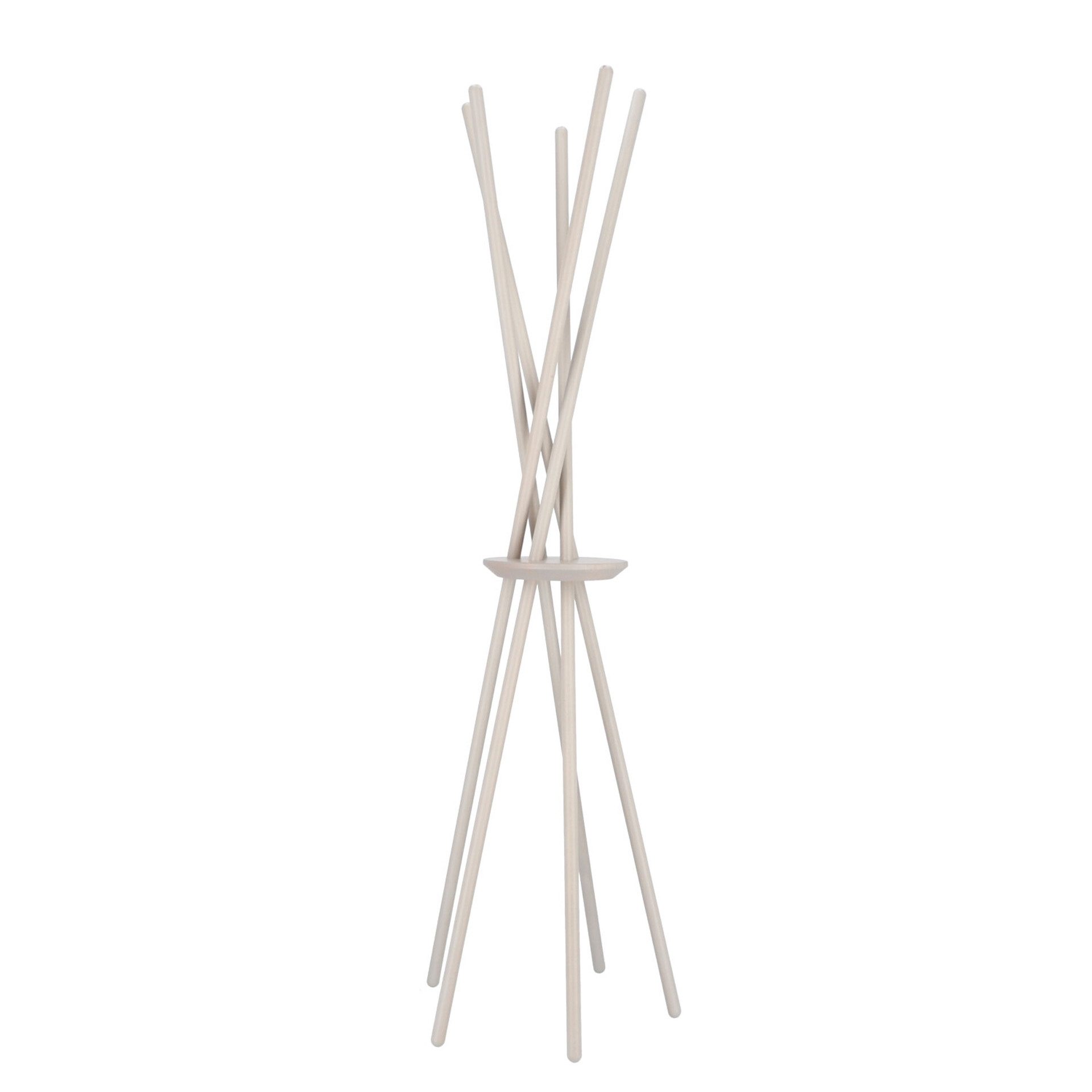 jankurtz Kleiderständer Walk aus Buchenholz, Hellgrau