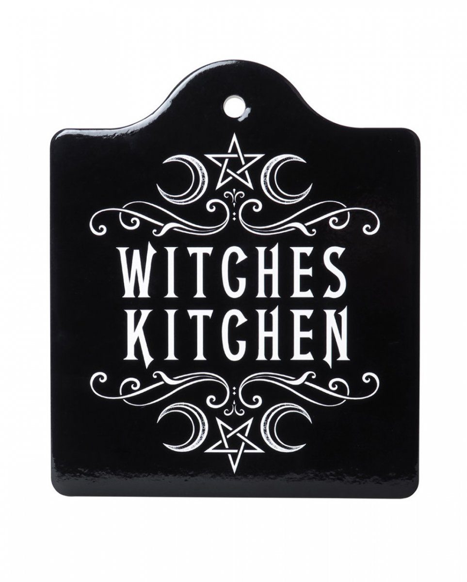 Horror-Shop Dekofigur Witches Kitchen Schneidbrett & Topfuntersetzer