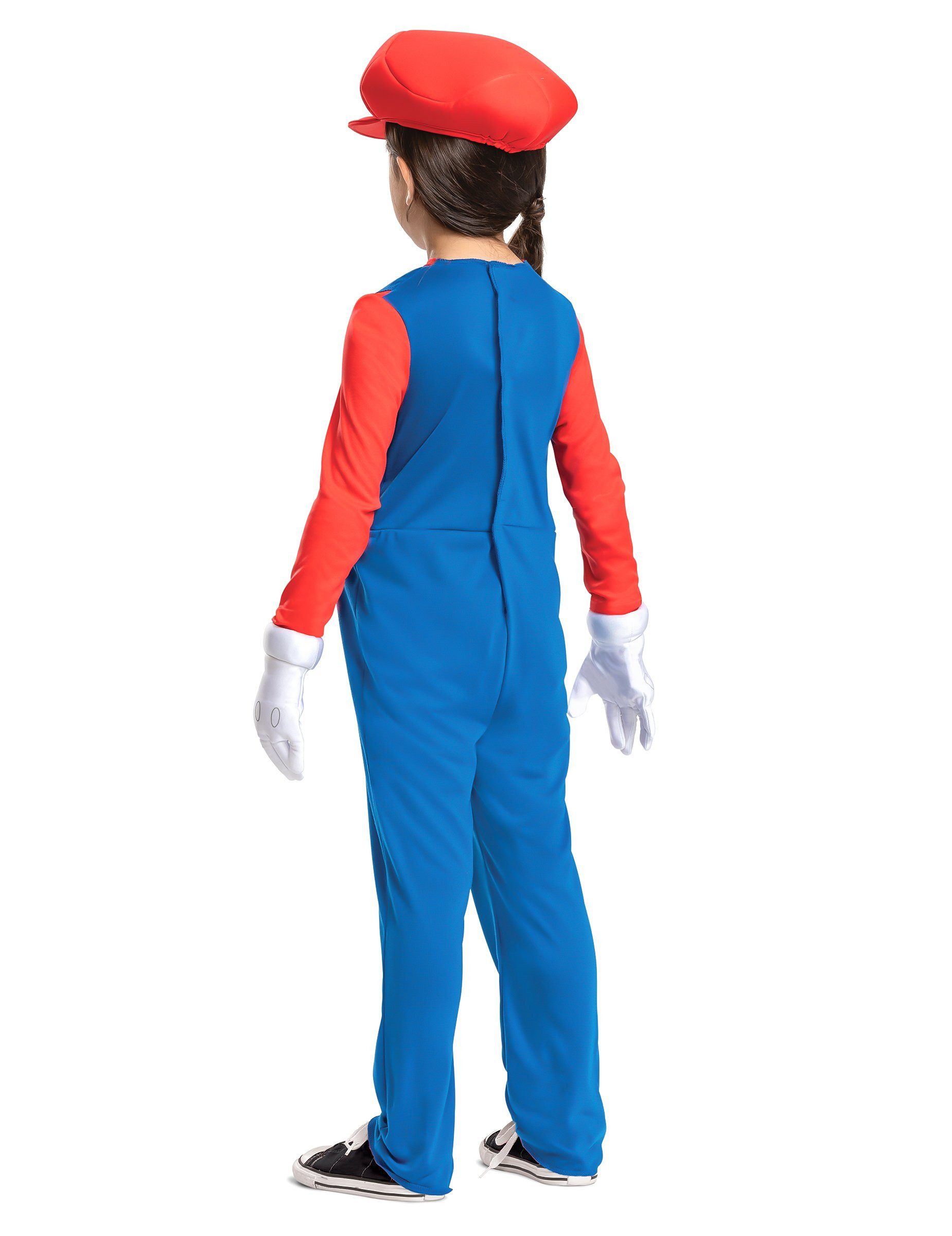 Disguise Kostüm Mario Kinderkostüm Super Mario Videospiel rot-blau-weiss