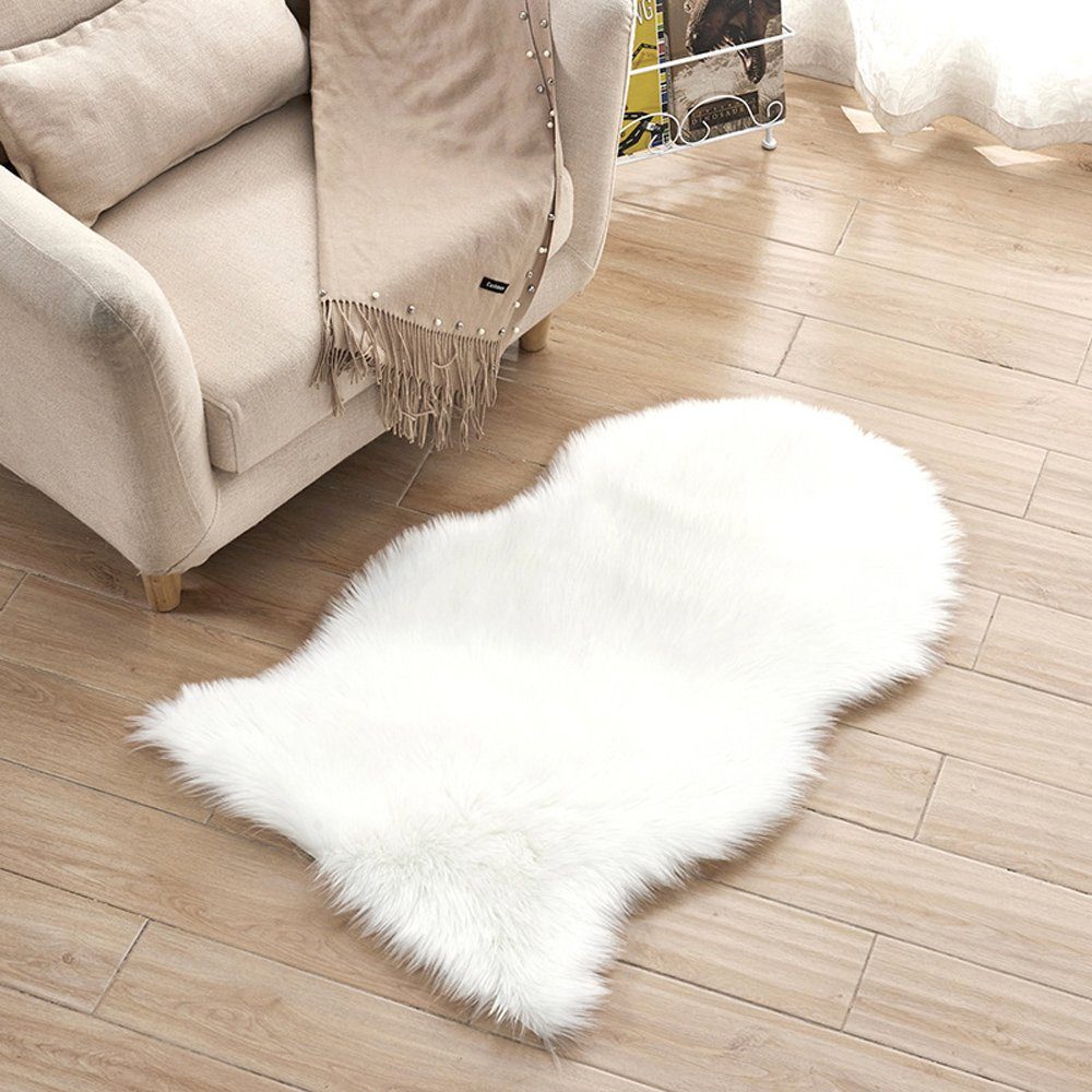 BTTO TEPP Hochflor-Teppich Fellteppich,Kunstfell,Weich,Hochflor Shaggy Tepp günstig online kaufen