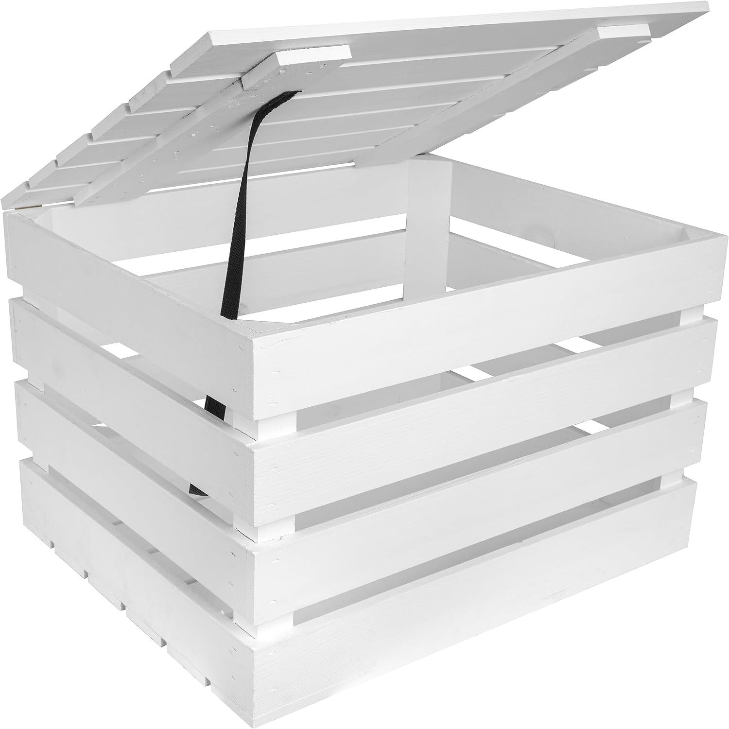 Creative Deco Aufbewahrungsbox Holztruhe Holzkiste mit Deckel Spielzeugkist günstig online kaufen