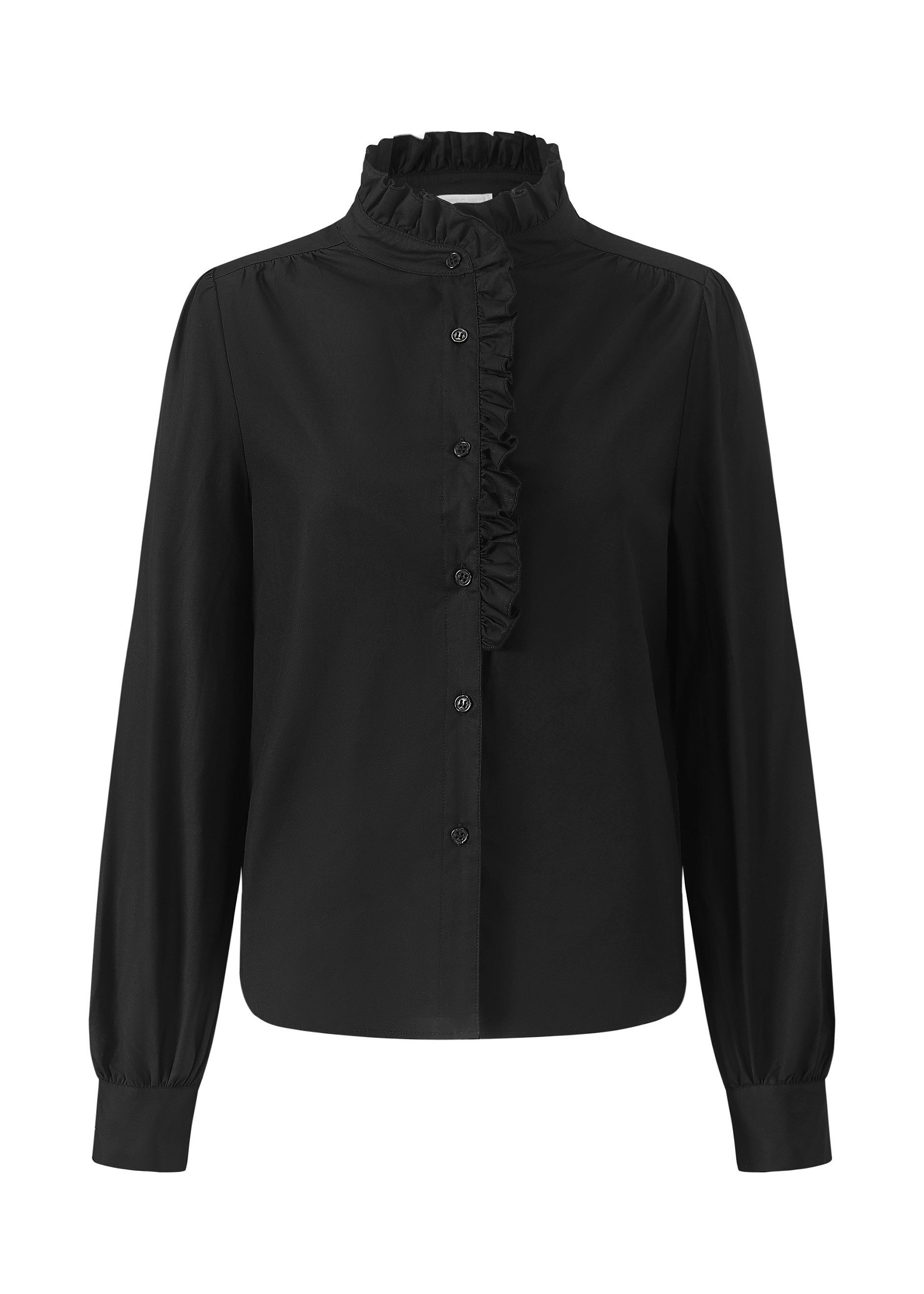 SASSYCLASSY Langarmbluse Hemdbluse Damen Elegant mit günstig online kaufen